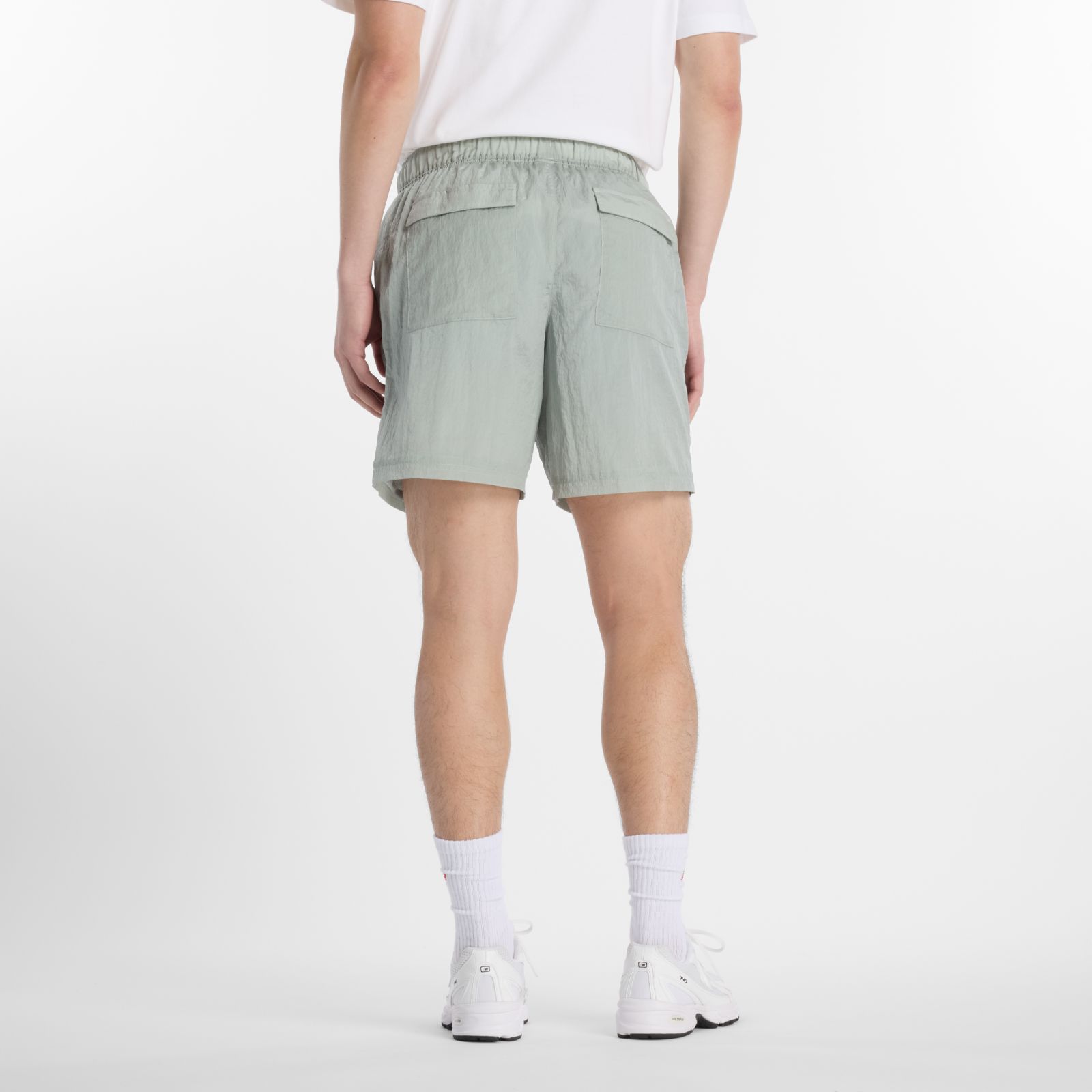 Мужские брюки New Balance Shohei Crinkle Nylon Short — фото 4