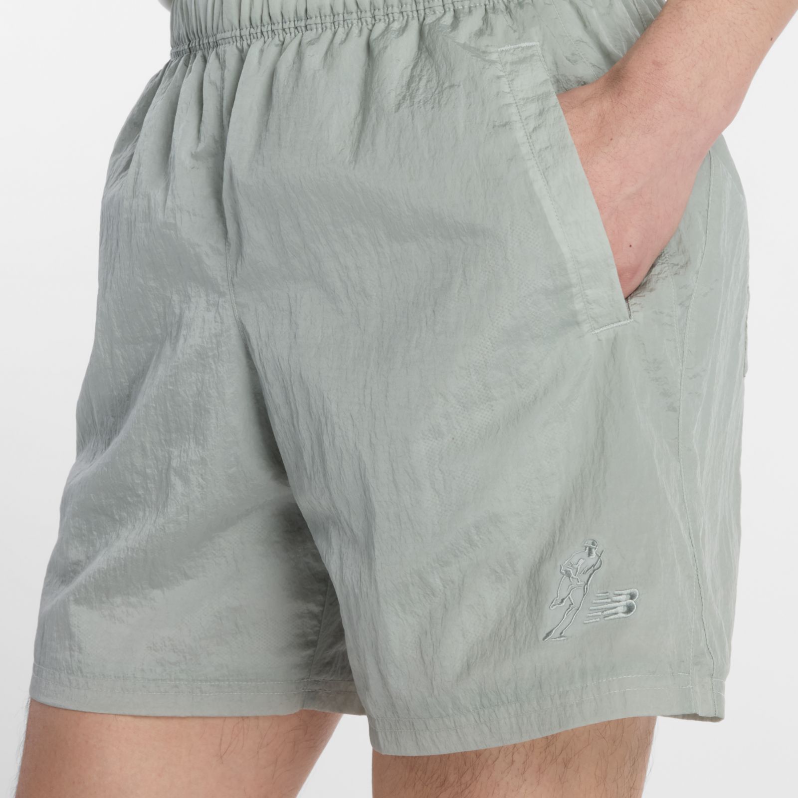 Мужские брюки New Balance Shohei Crinkle Nylon Short — фото 7