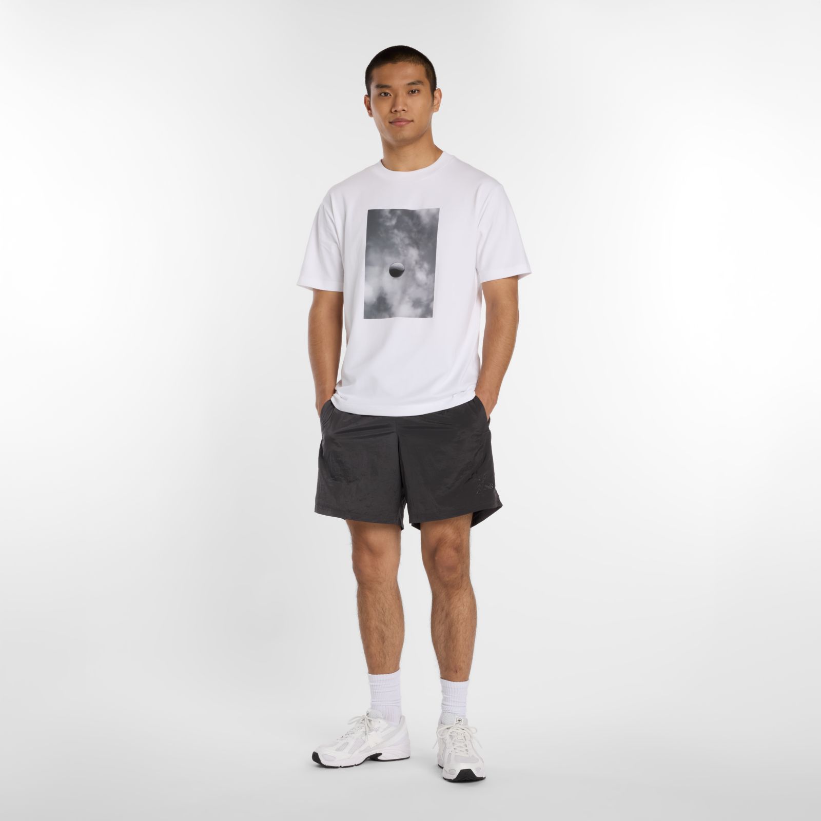 Мужские брюки New Balance Shohei Crinkle Nylon Short — фото 2