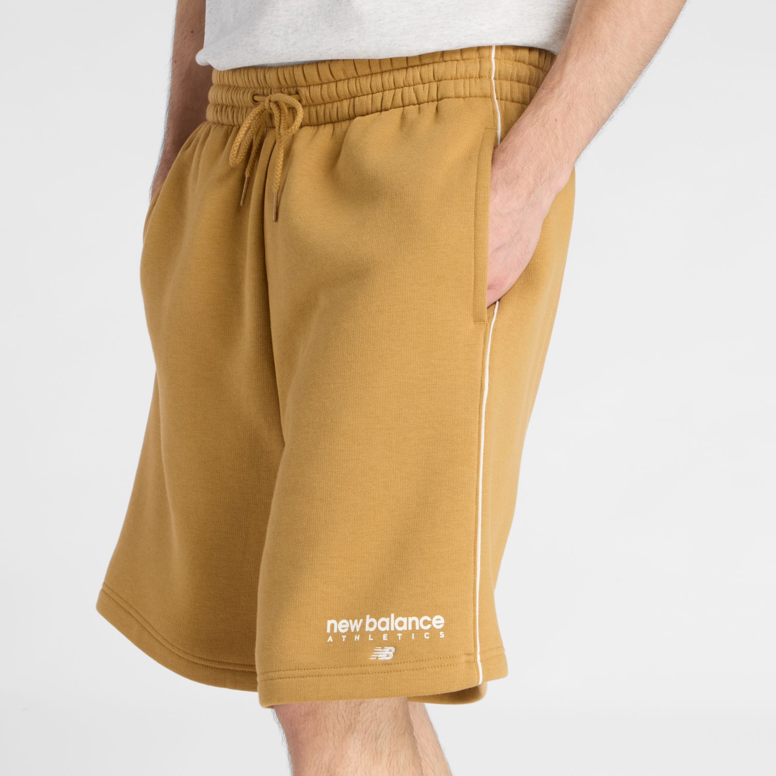 Мужские худи New Balance Trackside Fleece Short 7" — фото 2