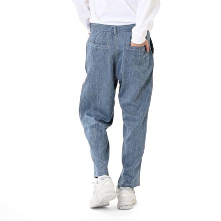 デニムライクベイカーパンツ, OXFORD BLUE with Blue, MB61O4T0AA1