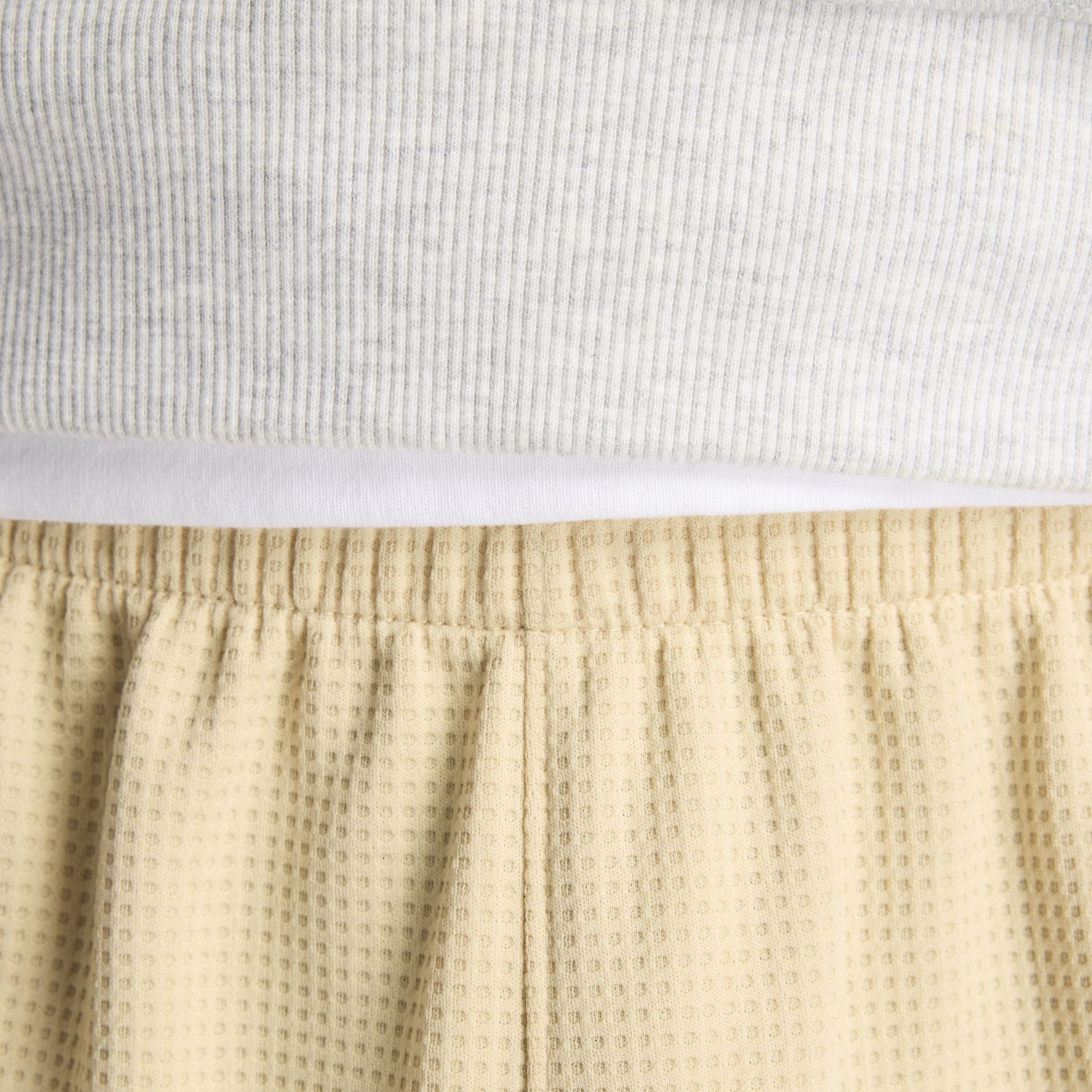 Textured Check Pant