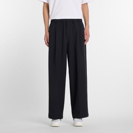 NB GREY ワイドパンツウォーターデファイ, BLACK, MB61T8IVBK