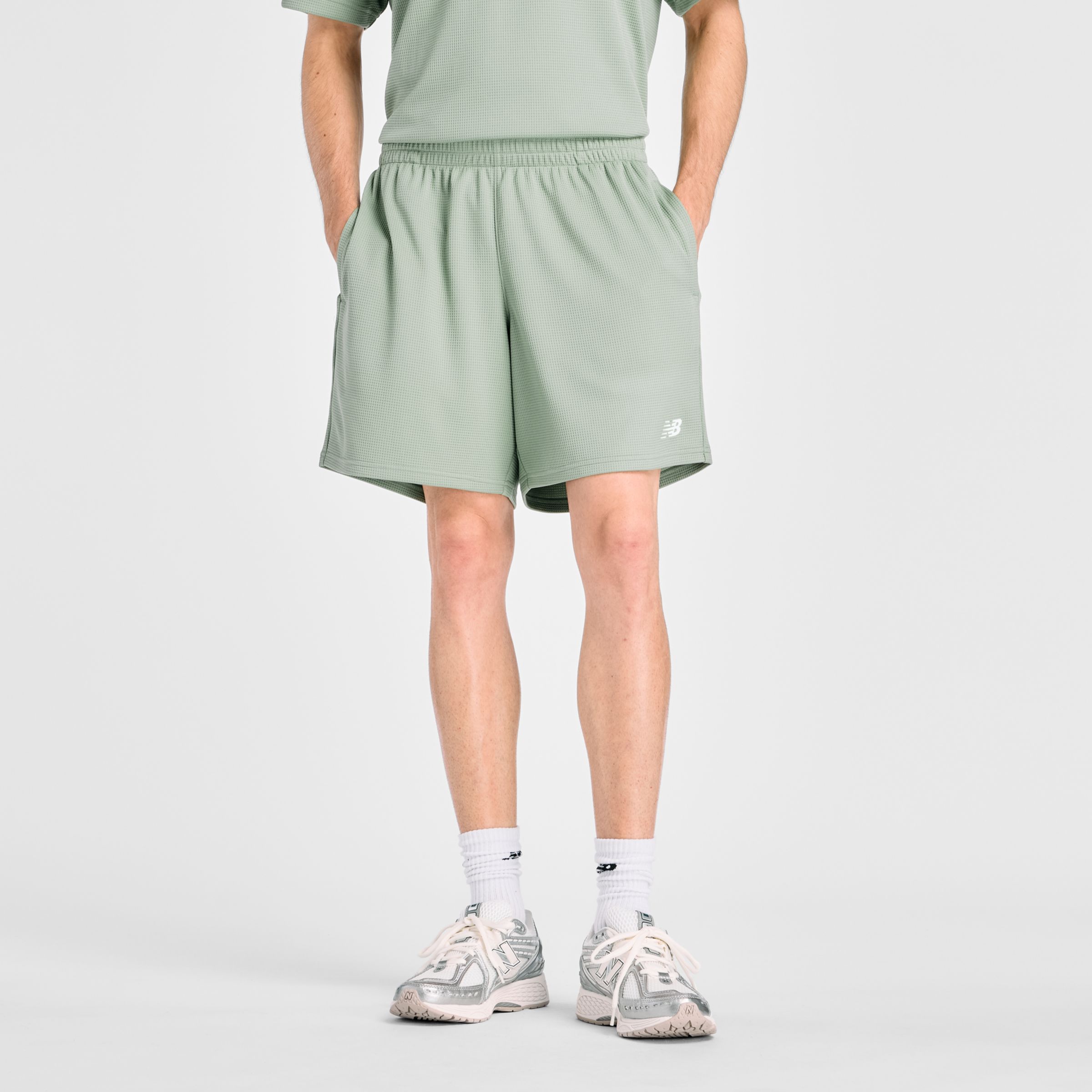 Textured Check Short