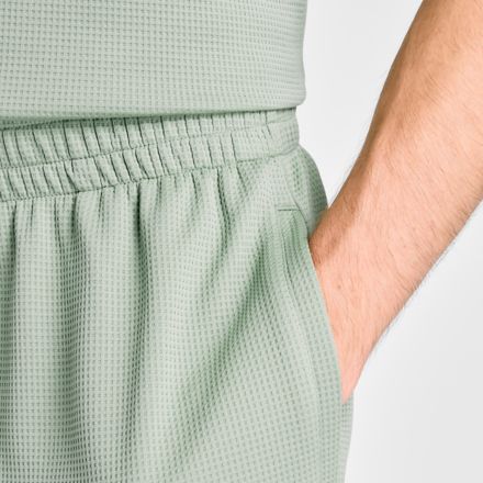 Textured Check Short
