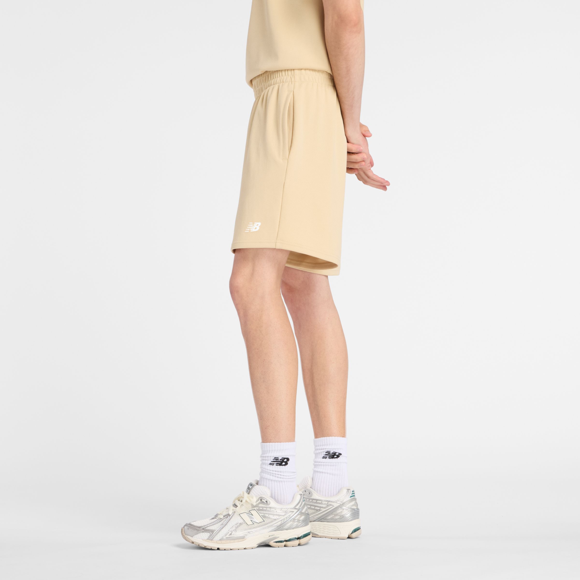 Textured Check Short