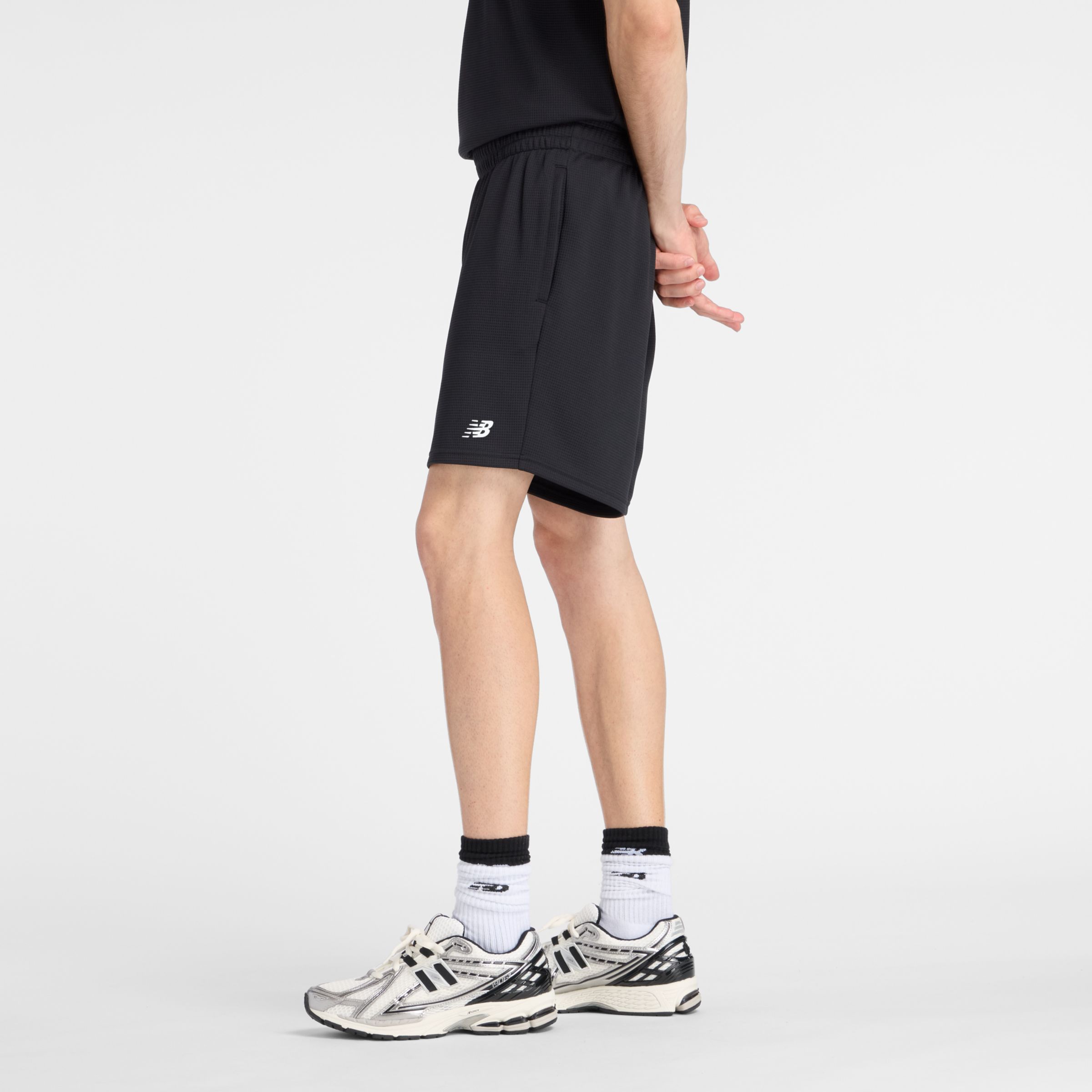 Textured Check Short