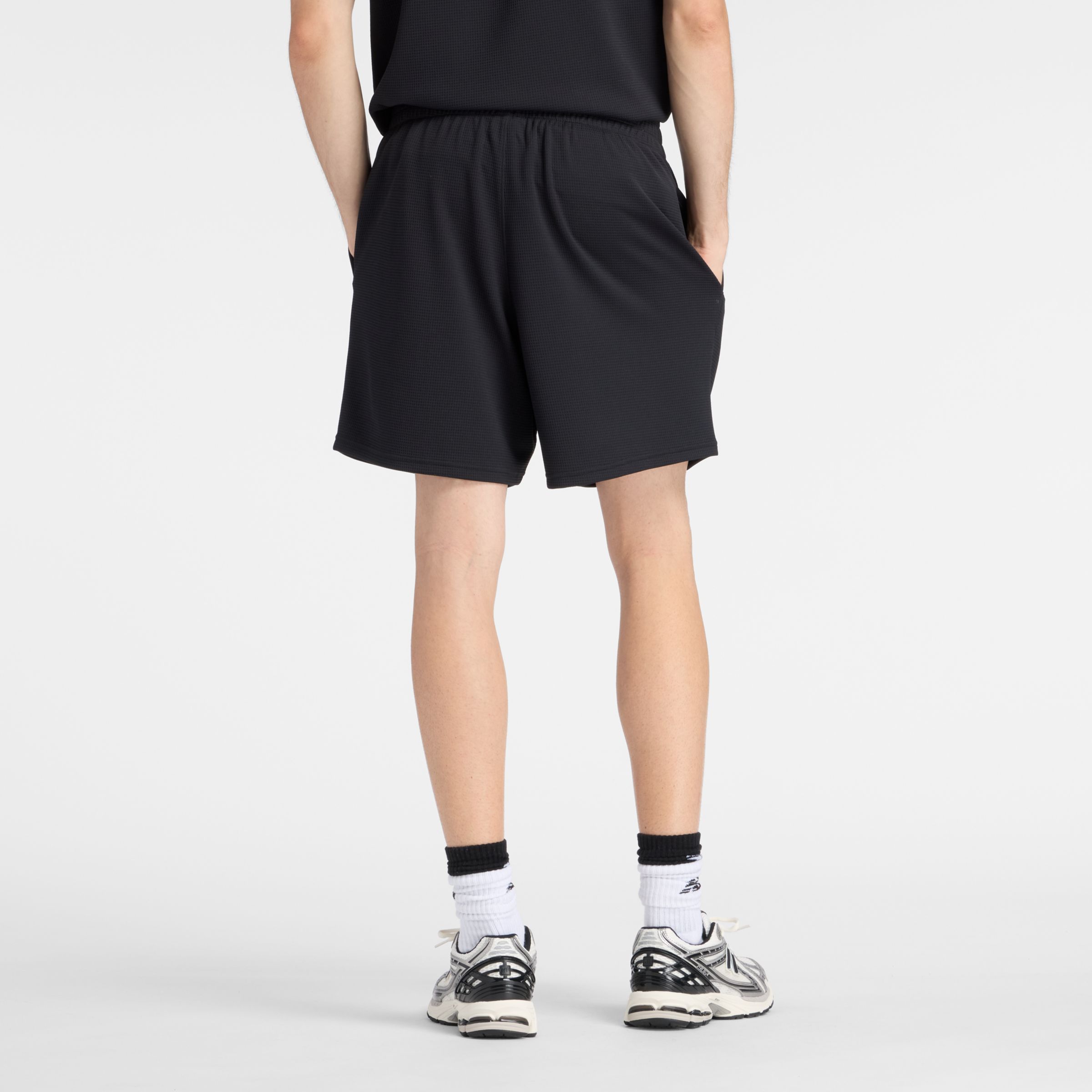 Textured Check Short