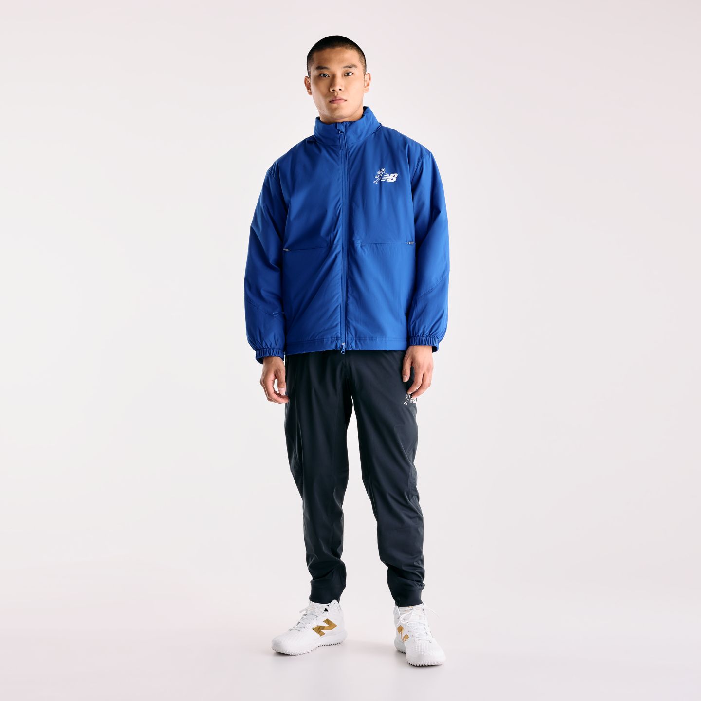 Мужские брюки New Balance Shohei Performance Warm Up, цвет: Caviar — фото 2