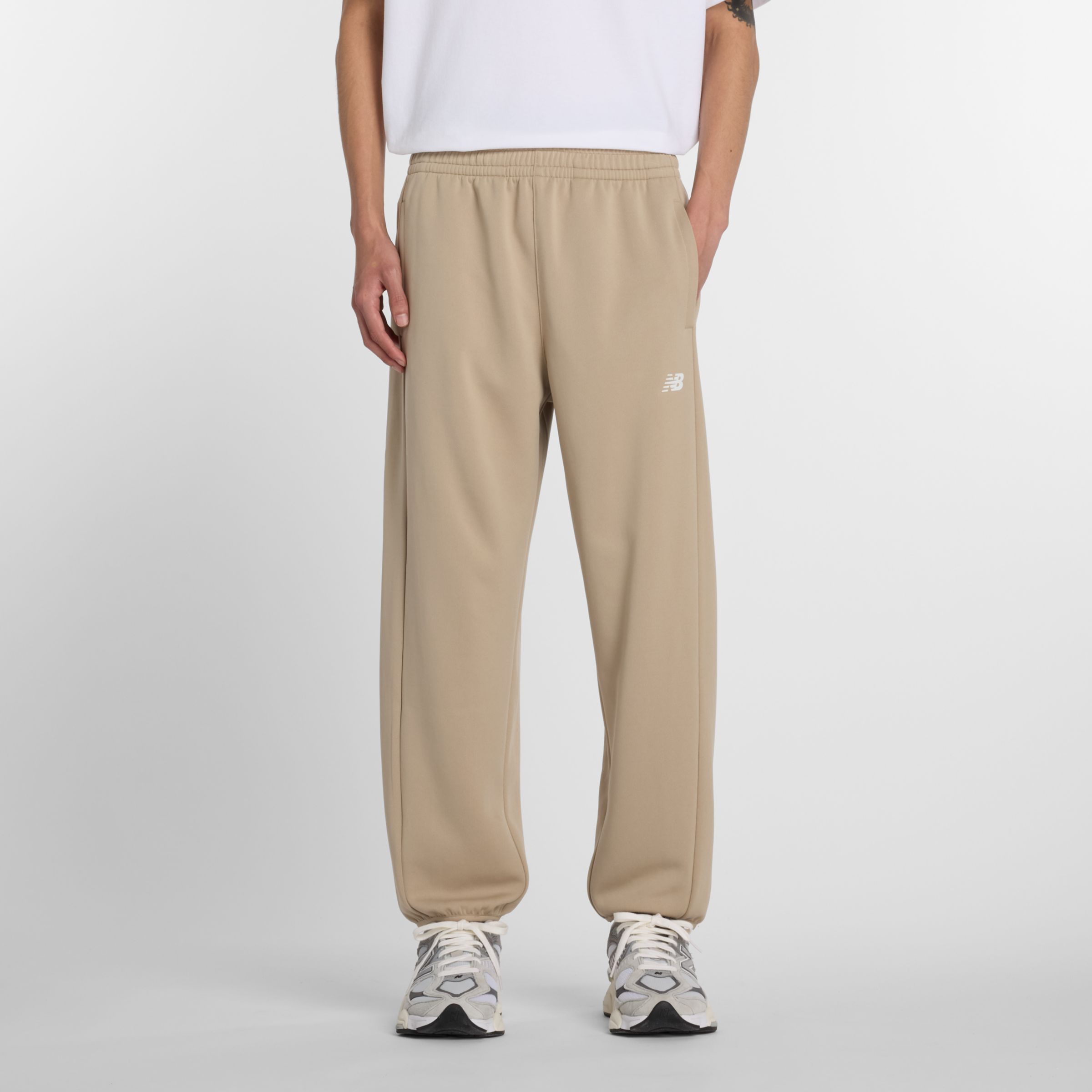 ニットワイドテーパードパンツ