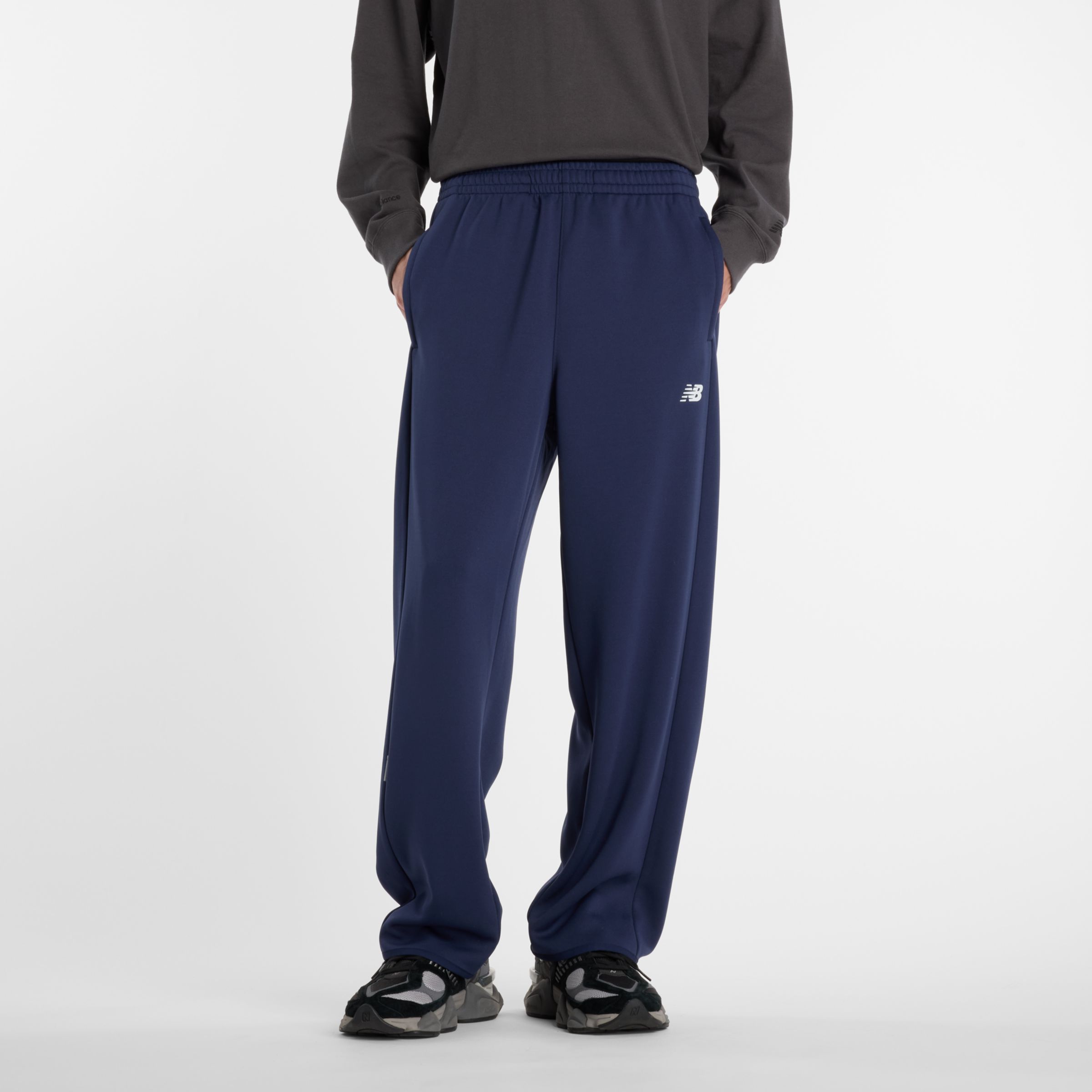 ニットワイドテーパードパンツ