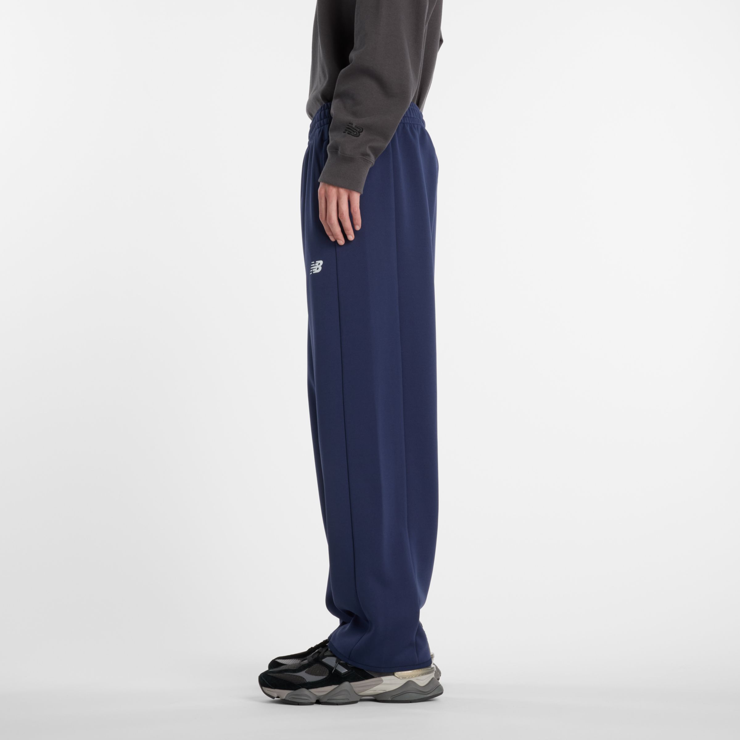 ニットワイドテーパードパンツ