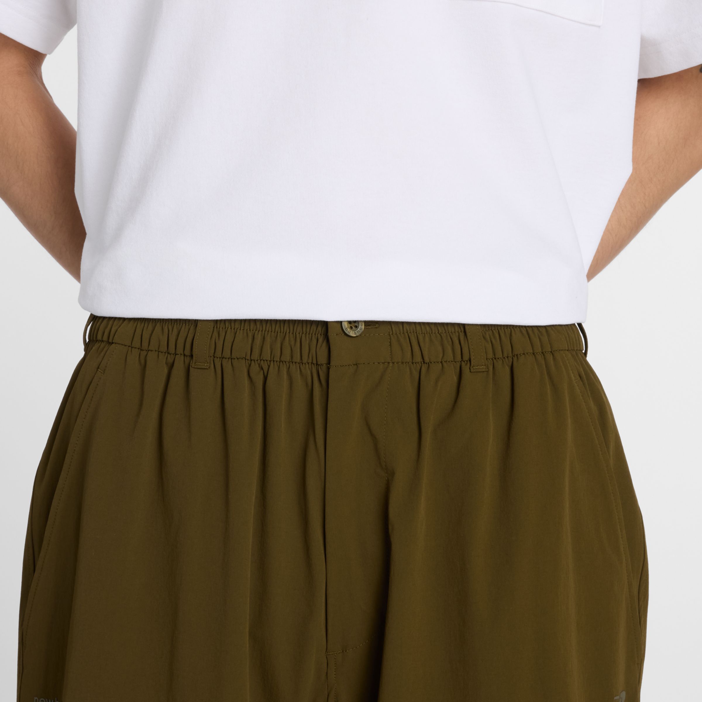 NB GREY ジョガーリブパンツ