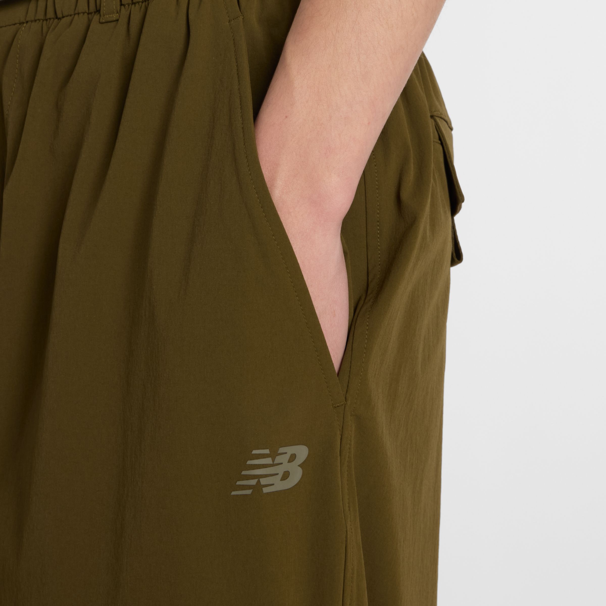 NB GREY ジョガーリブパンツ