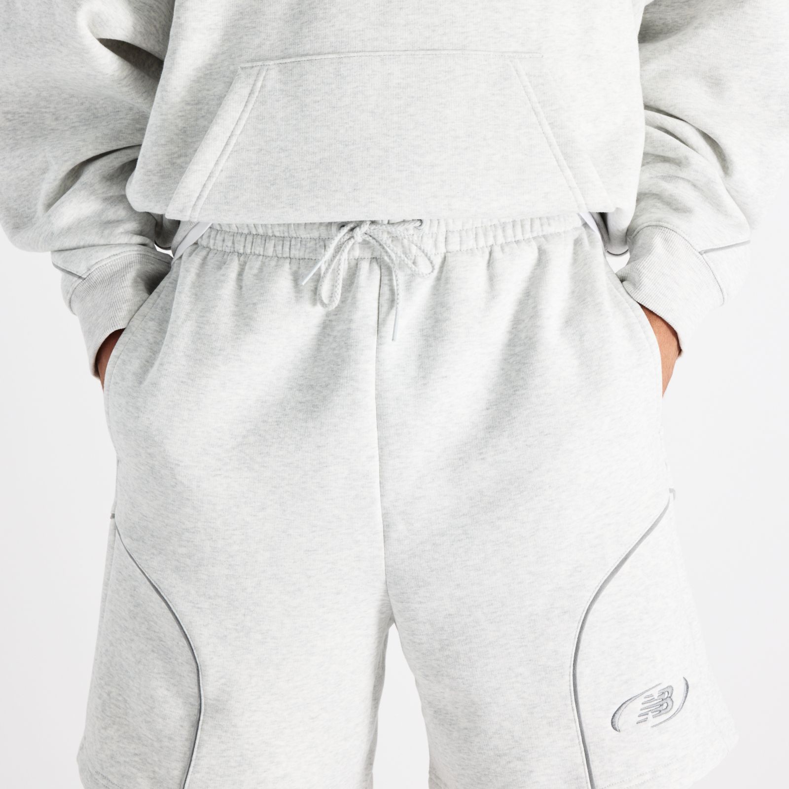 Мужские худи New Balance Trackside Fleece Short 7" — фото 2