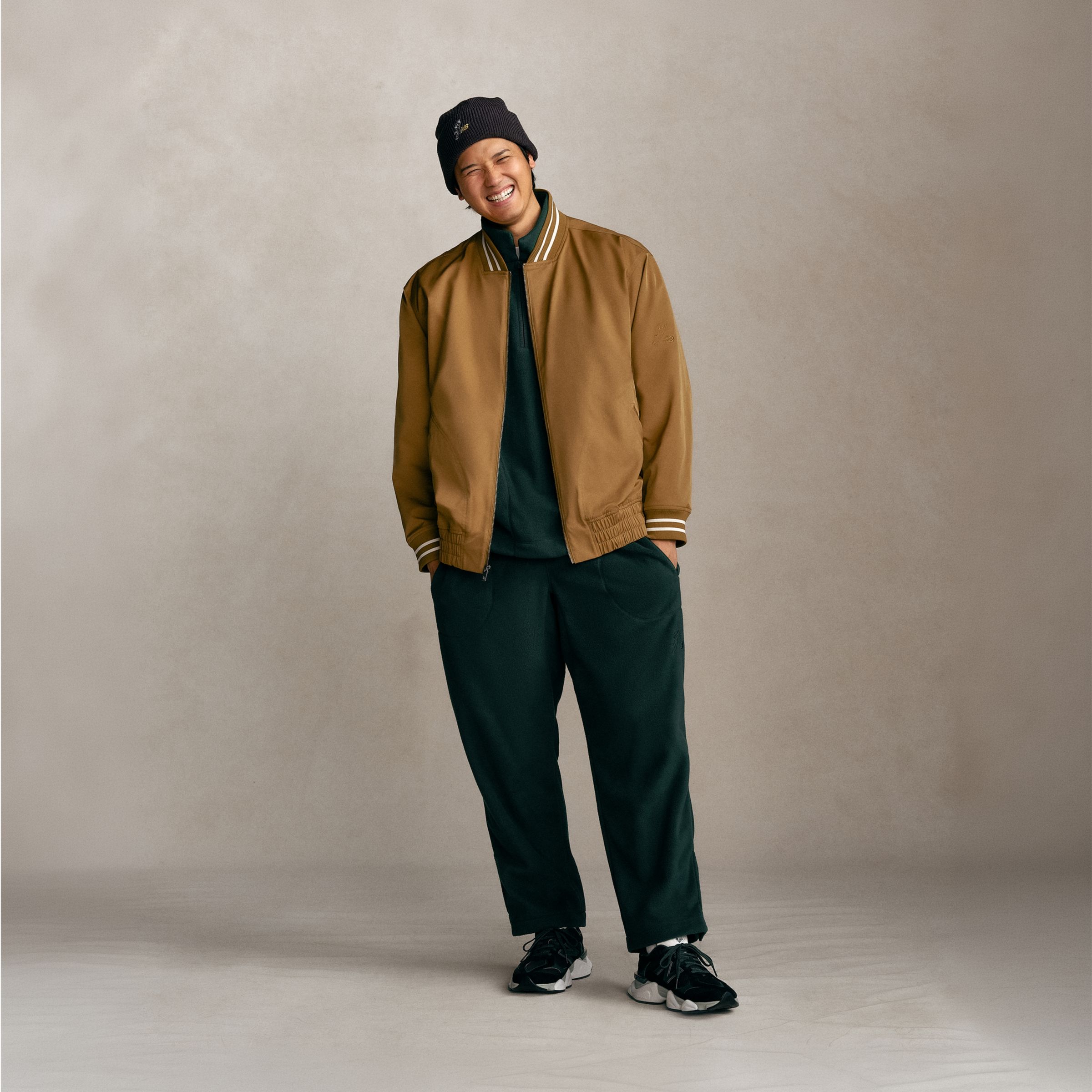 New Balance 大谷翔平シグネチャースウェットパンツ(裏起毛), MB62A491NOG