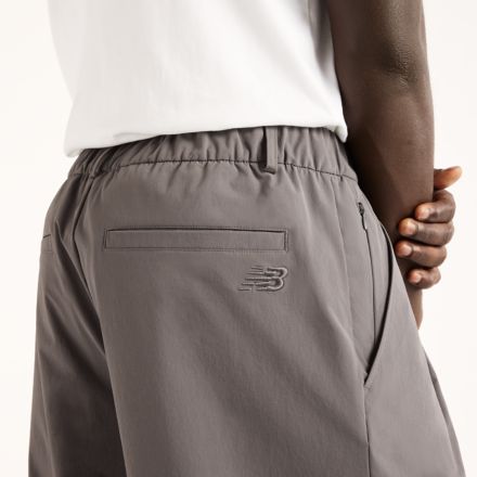 NB GREY ナイロンワイドパンツ