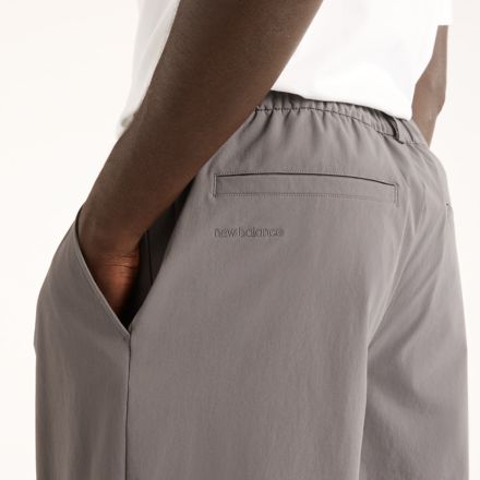 NB GREY ナイロンワイドパンツ