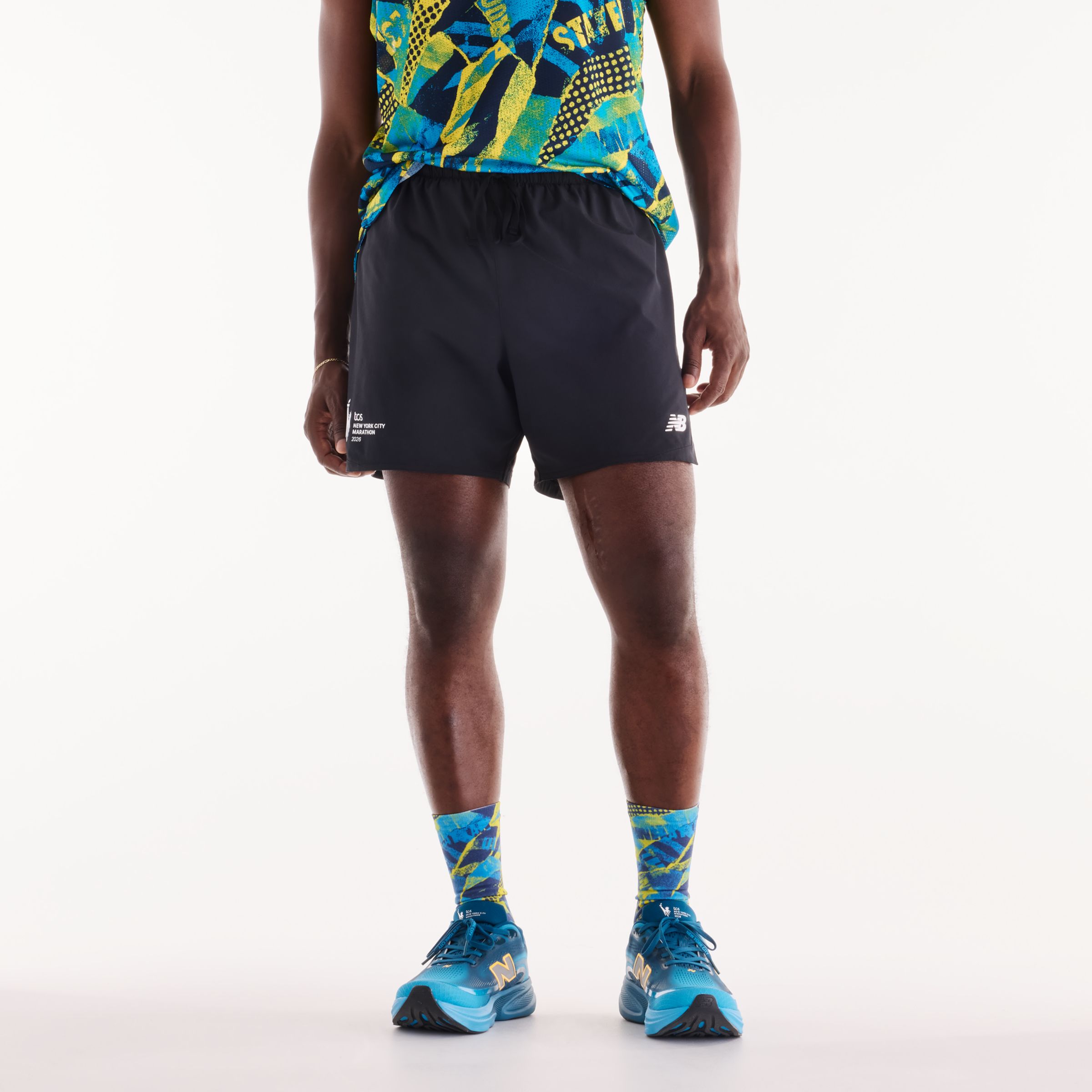New Balance NYC Marathon RC Essential Short 5", MB62C221BK