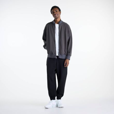NB GREY リブパンツ(リラックス)