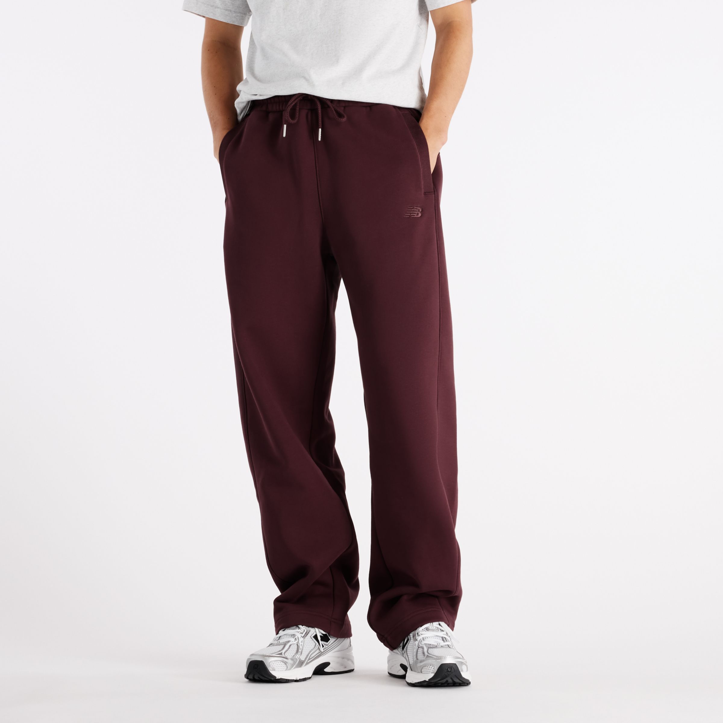 New Balance Athletics Crafted Logo Fleece Pant, MB62I54QYLR