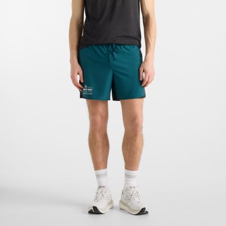 RBC Brooklyn Half RC Essential Run Short 5", MEDUSA GREEN, MB62K9I1AAV