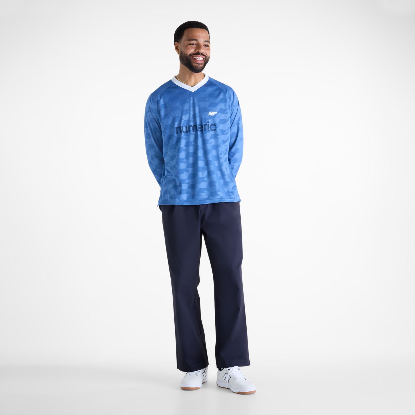 Мужские брюки New Balance Numeric Pleated, цвет: Тёмный Ночной — фото 2