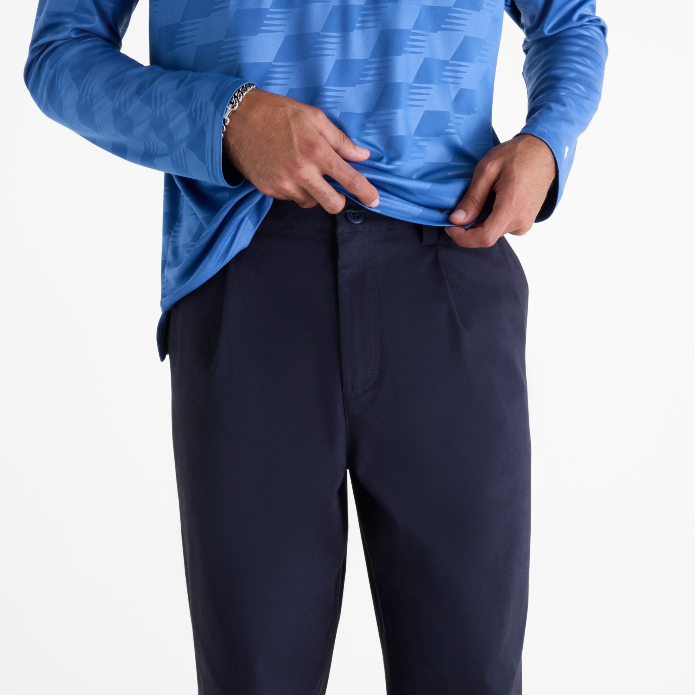 Numeric Pleated Pant