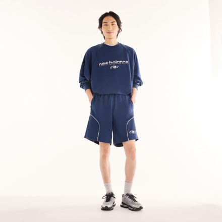 Trackside French Terry Short 7", NB NAVY, MB62S8AANNY