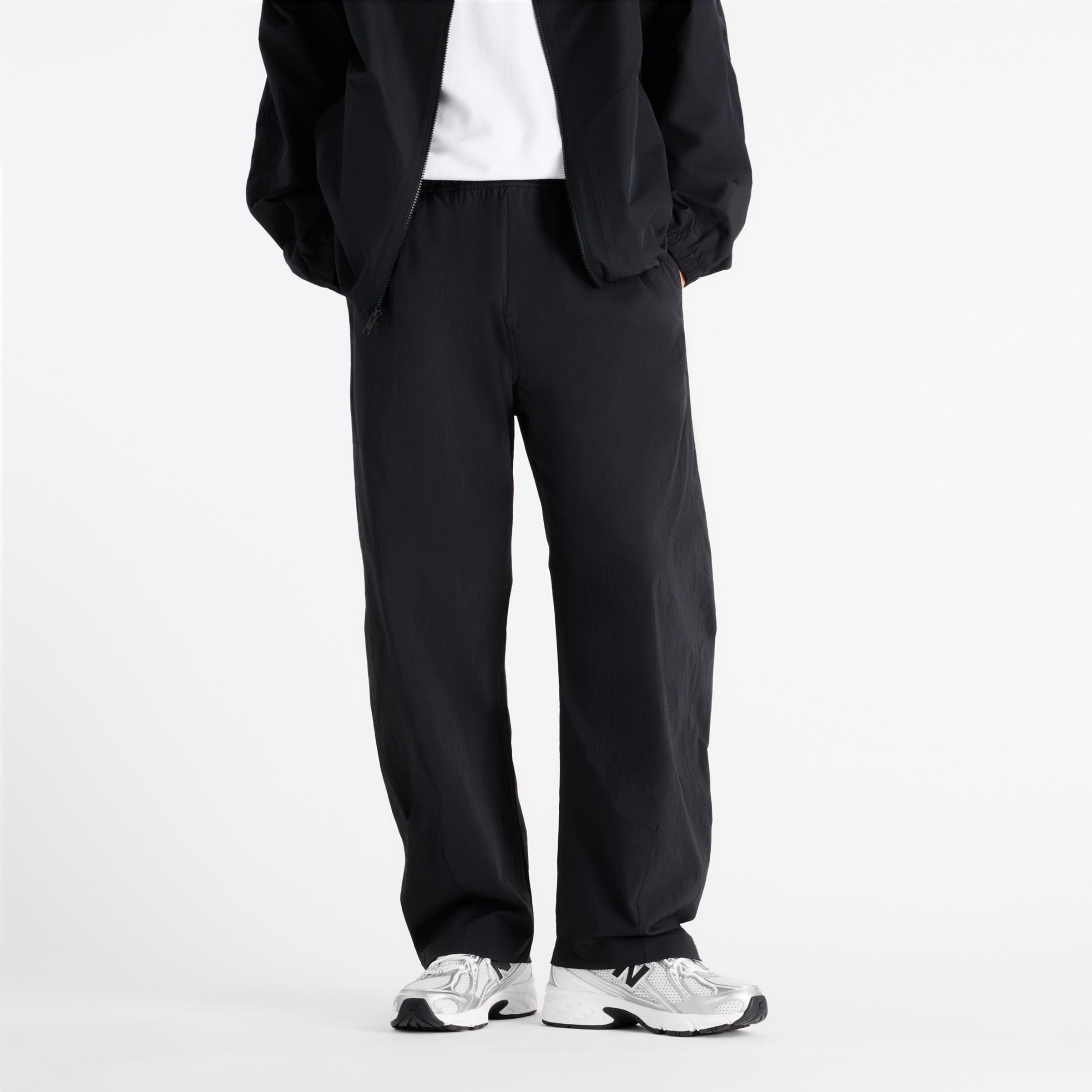 New Balance NBX 底邊梭織桶形褲, MB62U9S2BK