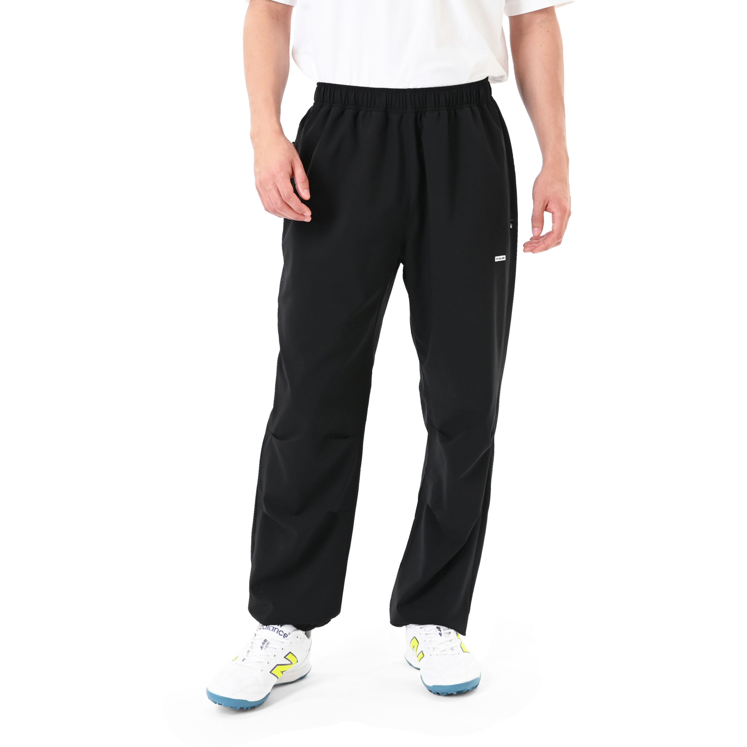 New Balance Black Out ストレッチ ウーブンパンツ, MB62V86FBK