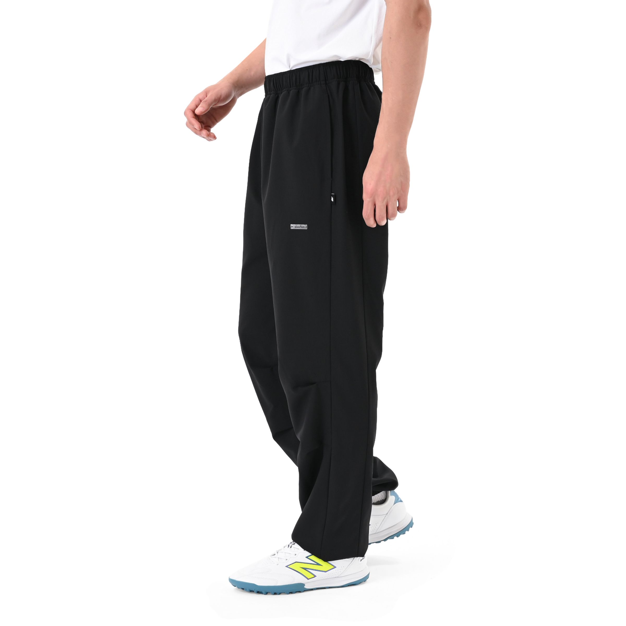 New Balance Black Out ストレッチ ウーブンパンツ, MB62V86FBK