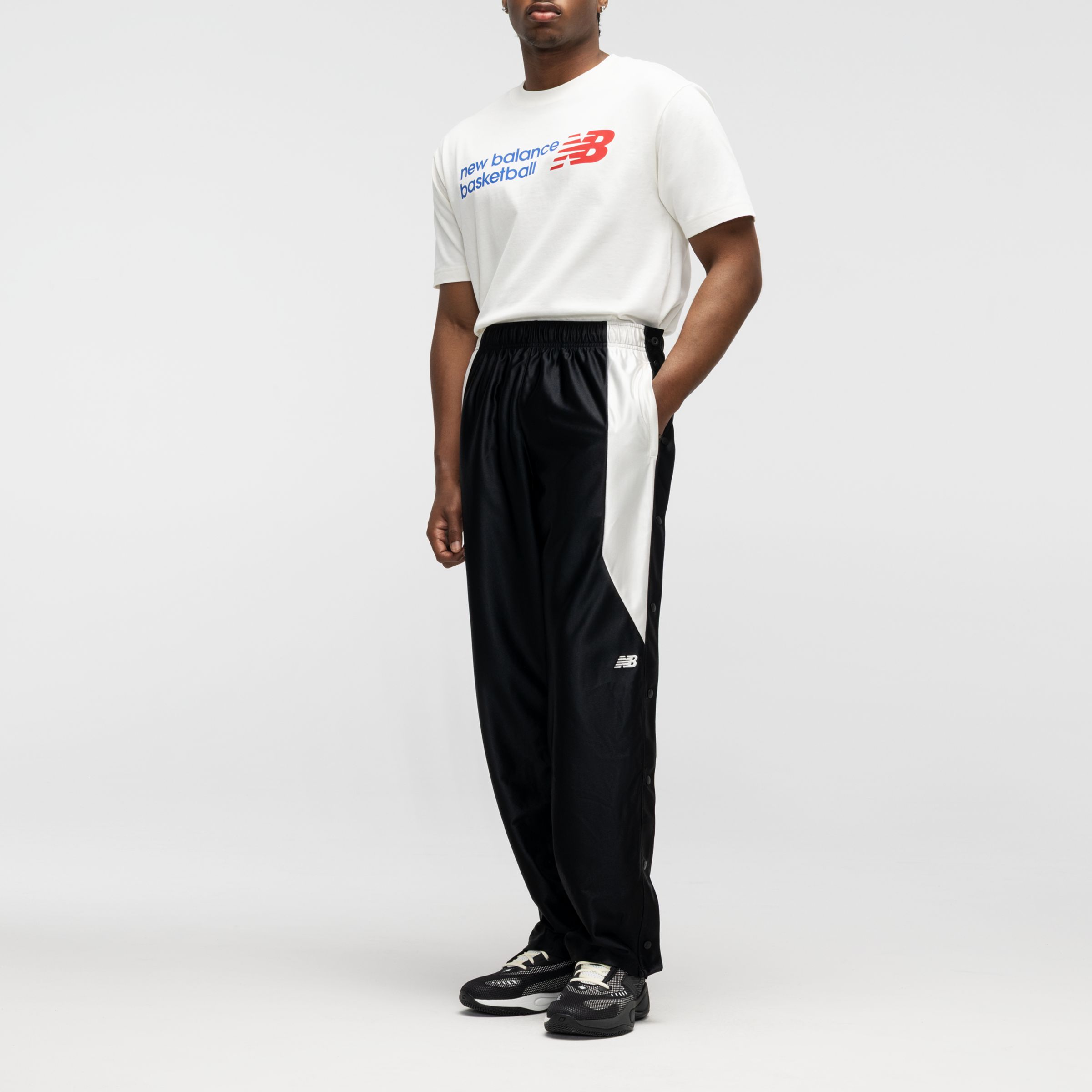 New Balance ウォームアップパンツ, MB62W9J2BK