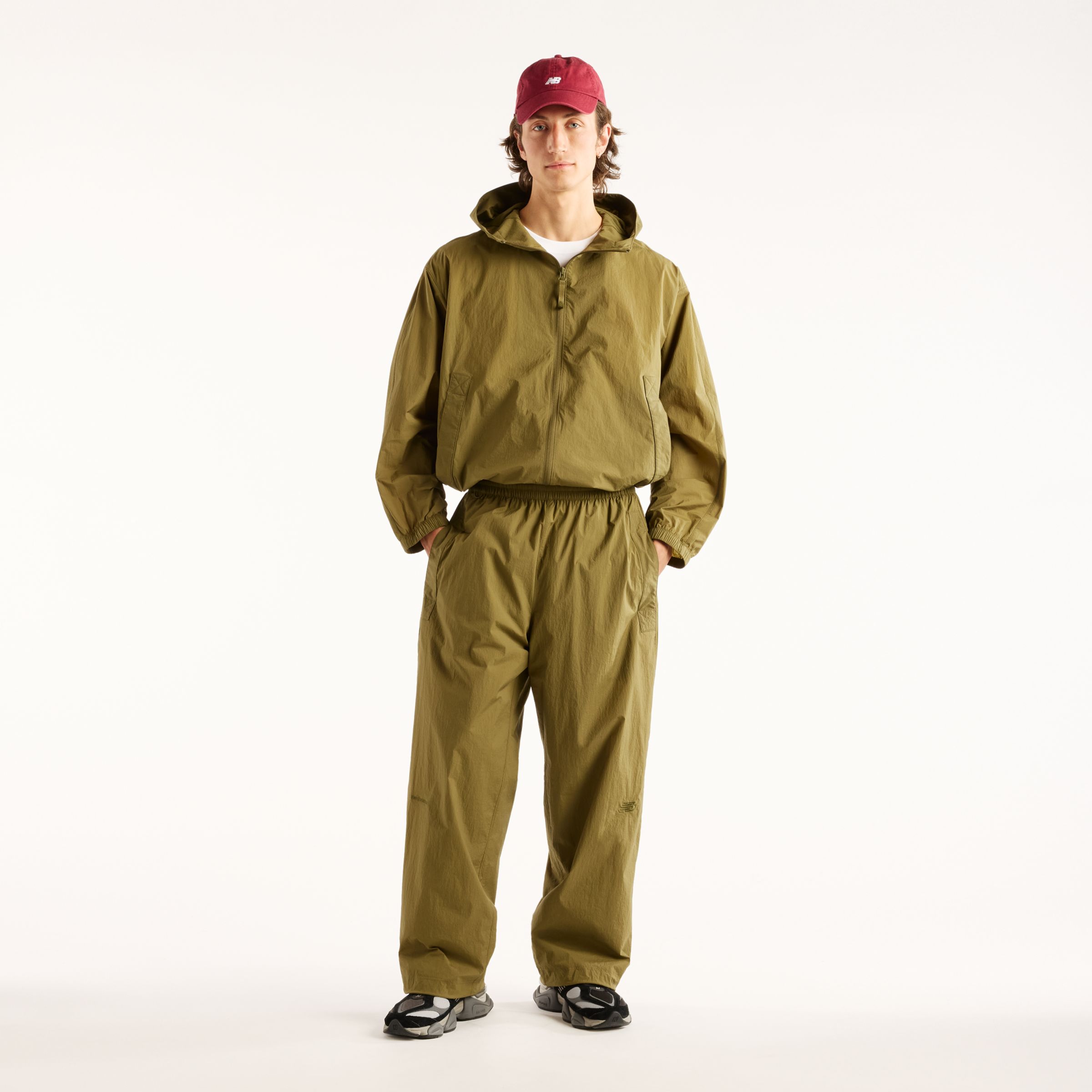 New Balance NB GREY ライトウェイトパンツ, MB62X0Y3AAO