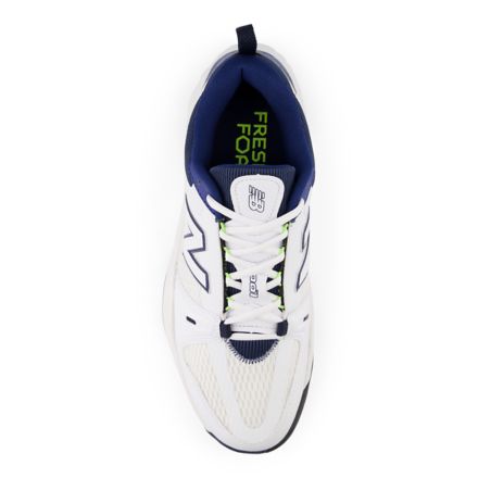 New Balance Men s Fresh Foam x 1007 Tennis Shoes White Navy 9