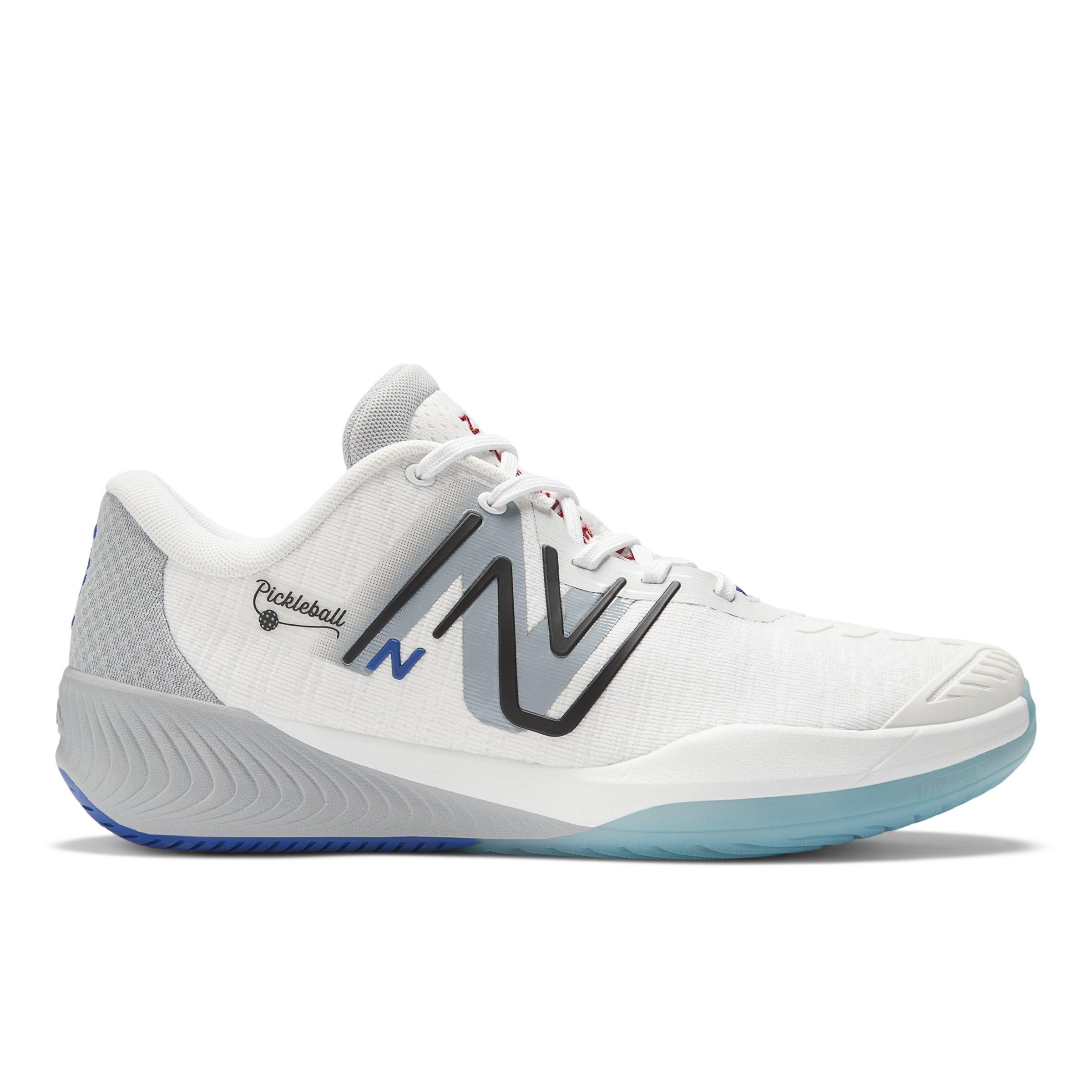 뉴발란스 New Balance FuelCell 996v5 Pickleball,White with Grey and Team Royal