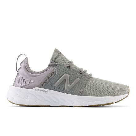 뉴발란스 New Balance Fresh Foam X Cruz v3,Shadow Grey with Raincloud and White