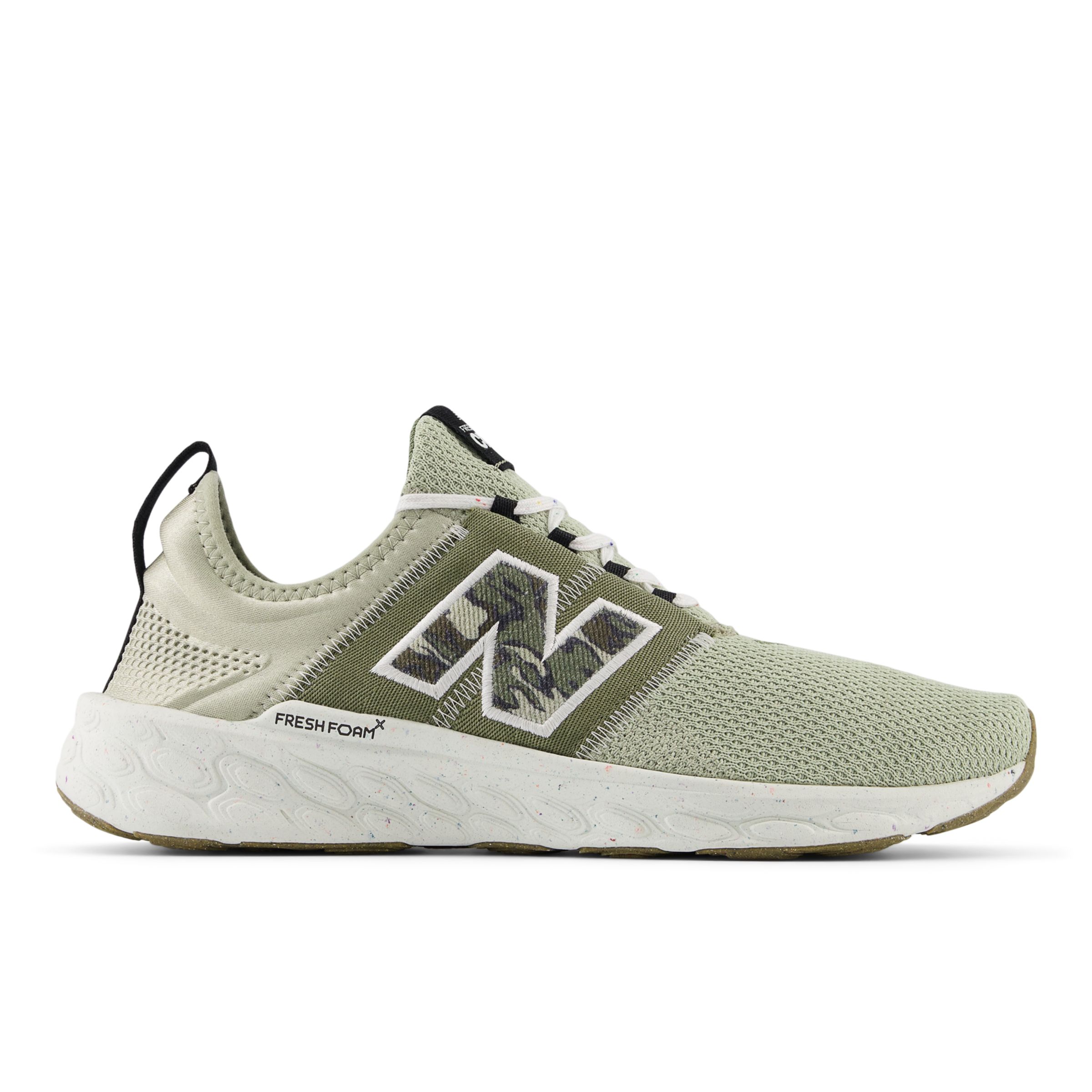 

New Balance Men's Fresh Foam X Cruz Artisan v3 Green/White/Beige - Green/White/Beige