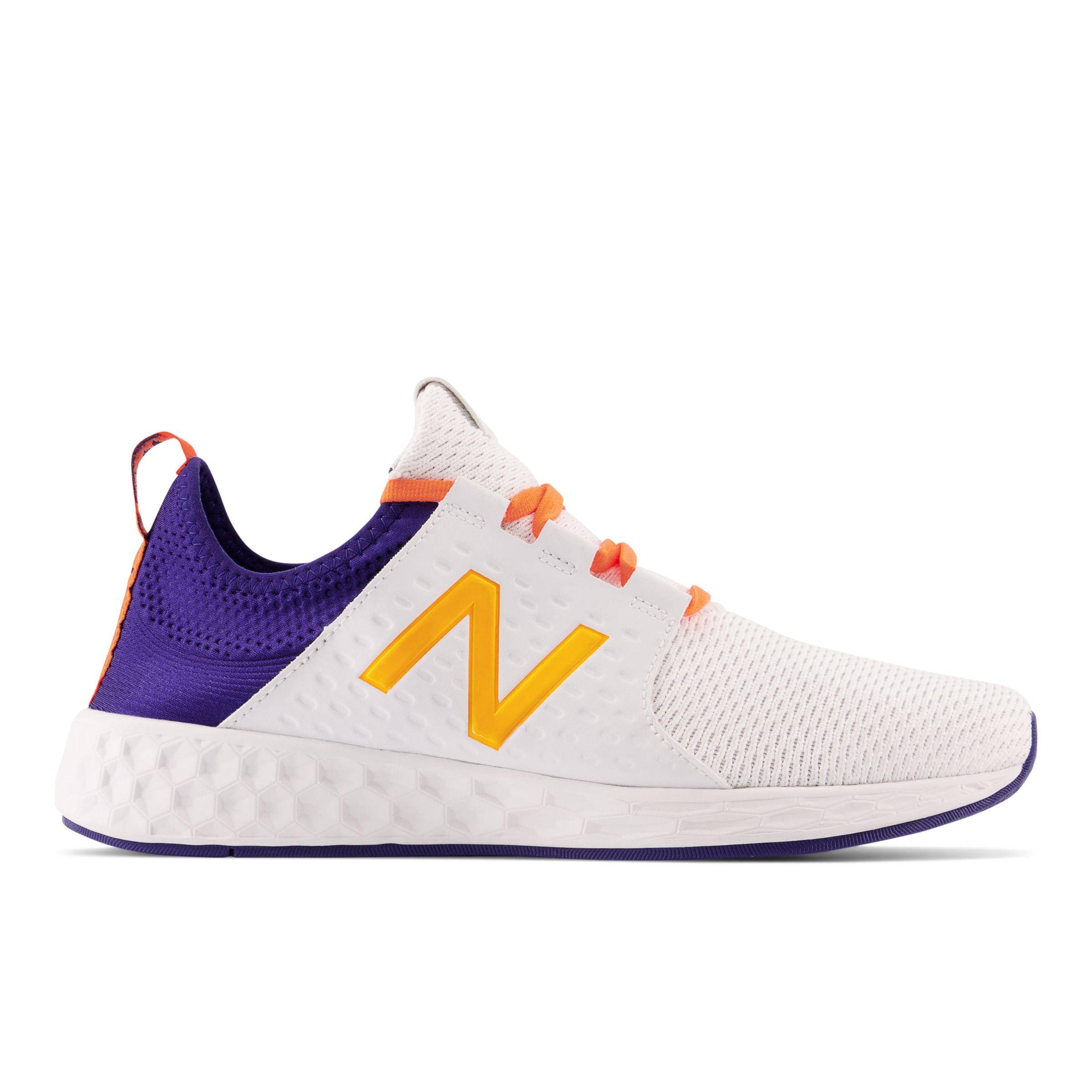 

New Balance Men's Fresh Foam Cruzv1 Reissue White/Orange/Yellow/Blue - White/Orange/Yellow/Blue