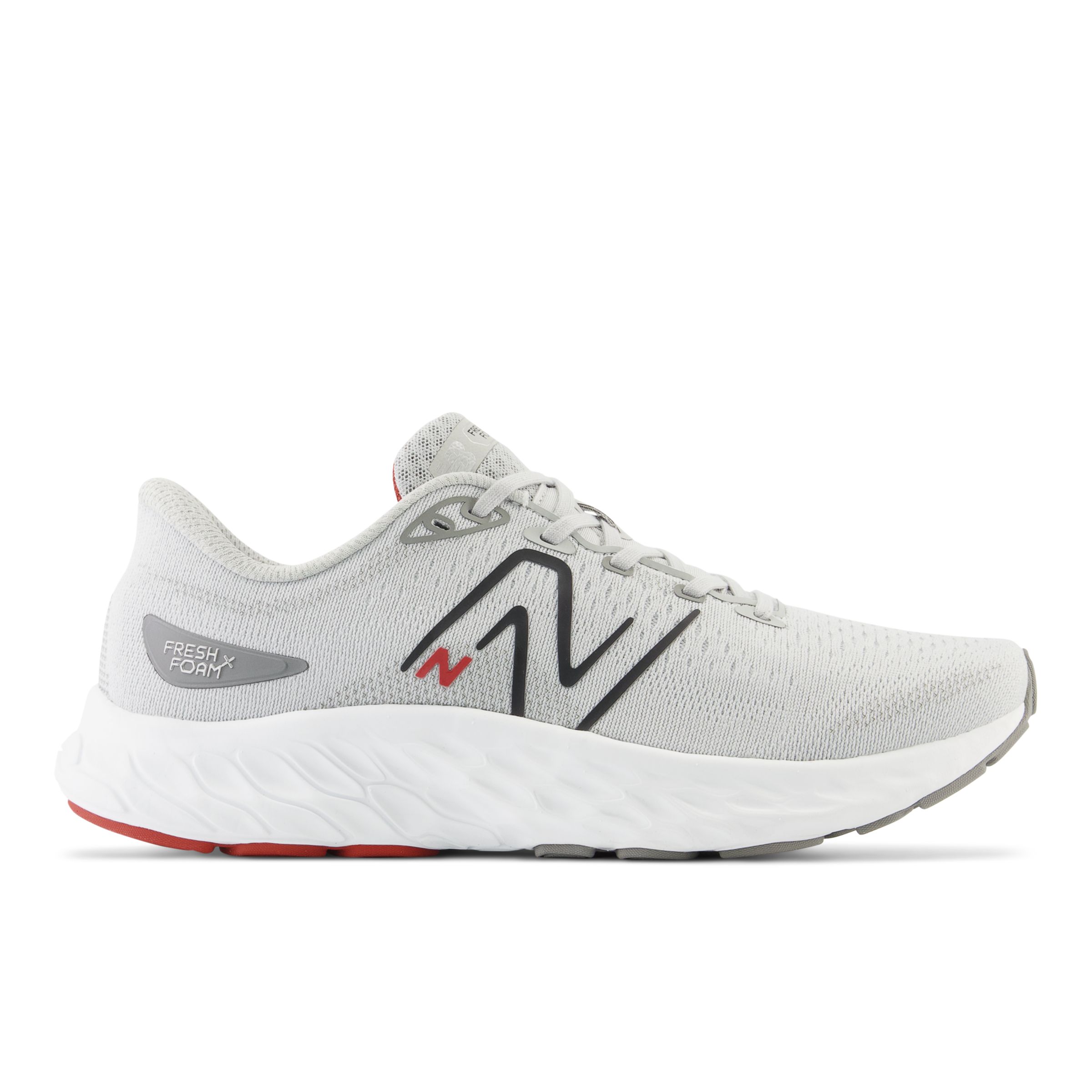 New Balance Men's Fresh Foam X Evoz ST in Grey/Black Textile, size 8