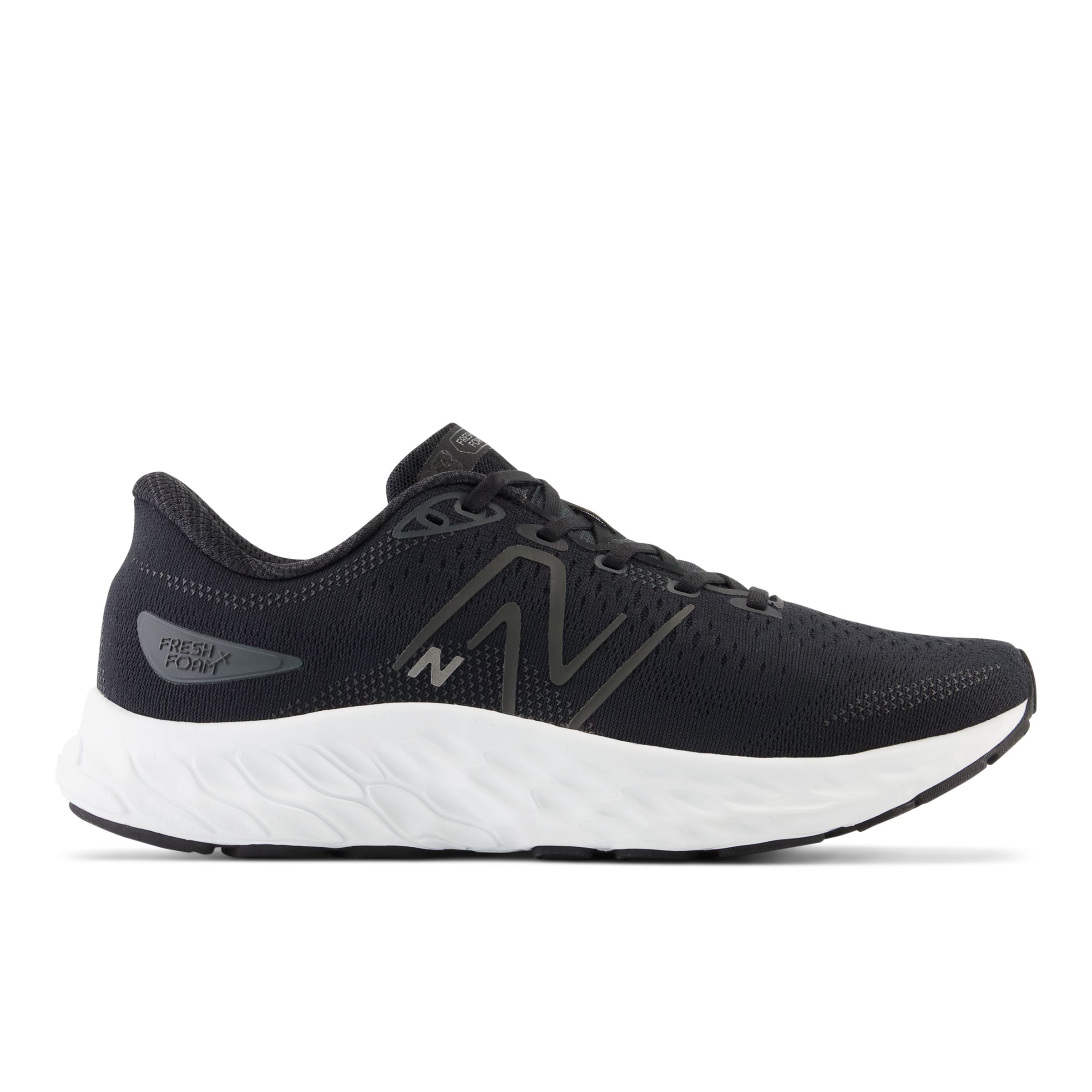 New Balance Men's Fresh Foam X Evoz ST in Black Textile, size 10