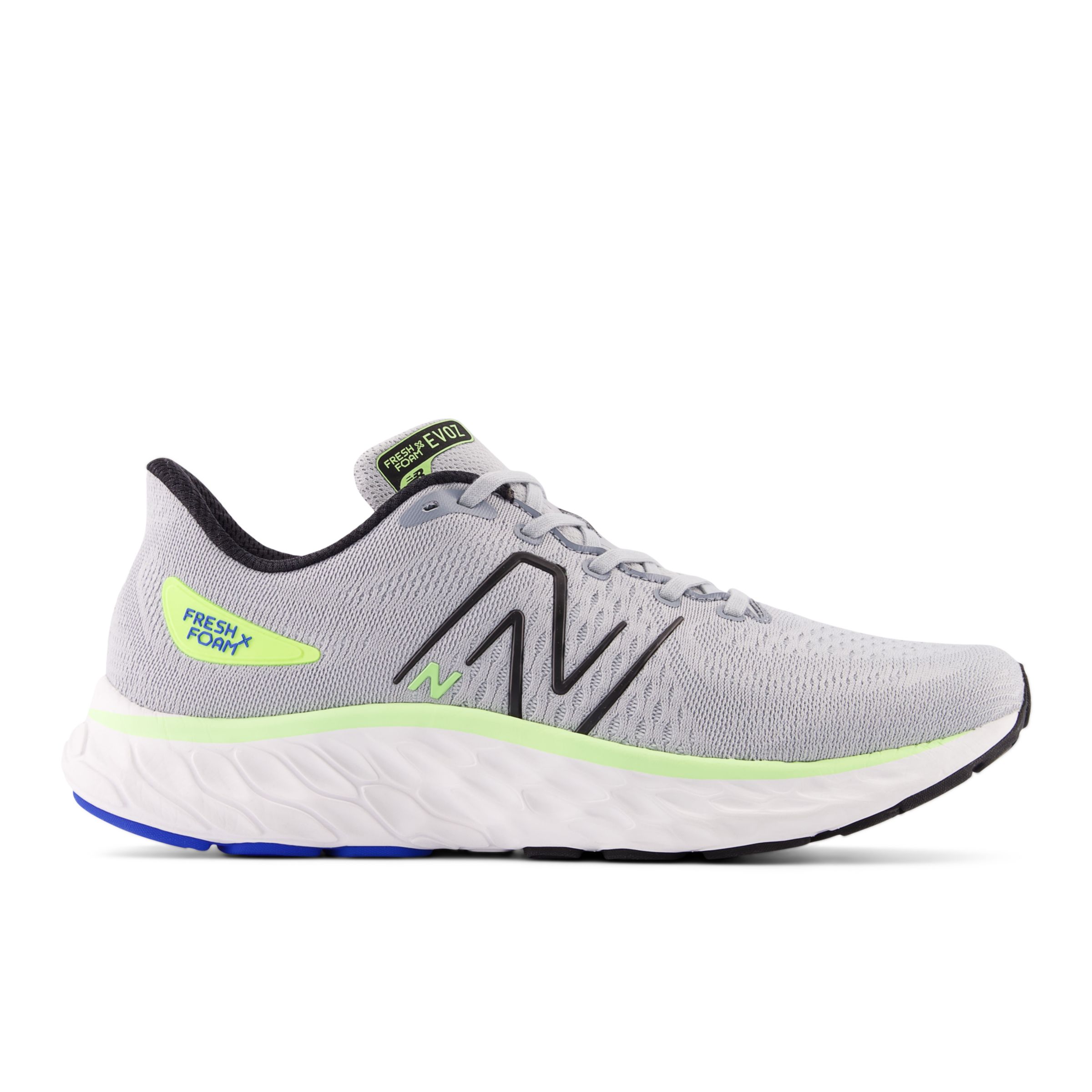 

New Balance Men's Fresh Foam X Evoz v3 Grey/Black/Green/Blue - Grey/Black/Green/Blue