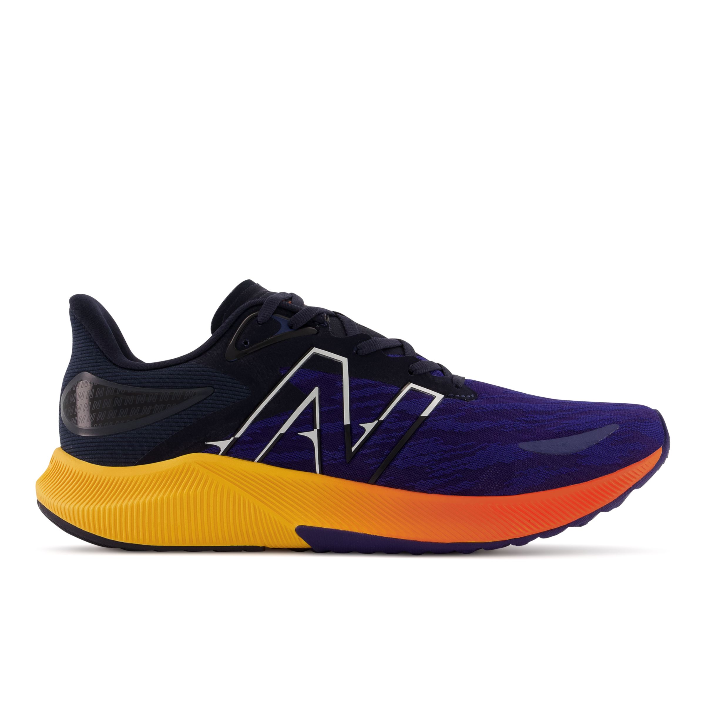 New Balance Homme FuelCell Propel v3 en Bleu/Jaune, Synthetic, Taille 45.5 Large