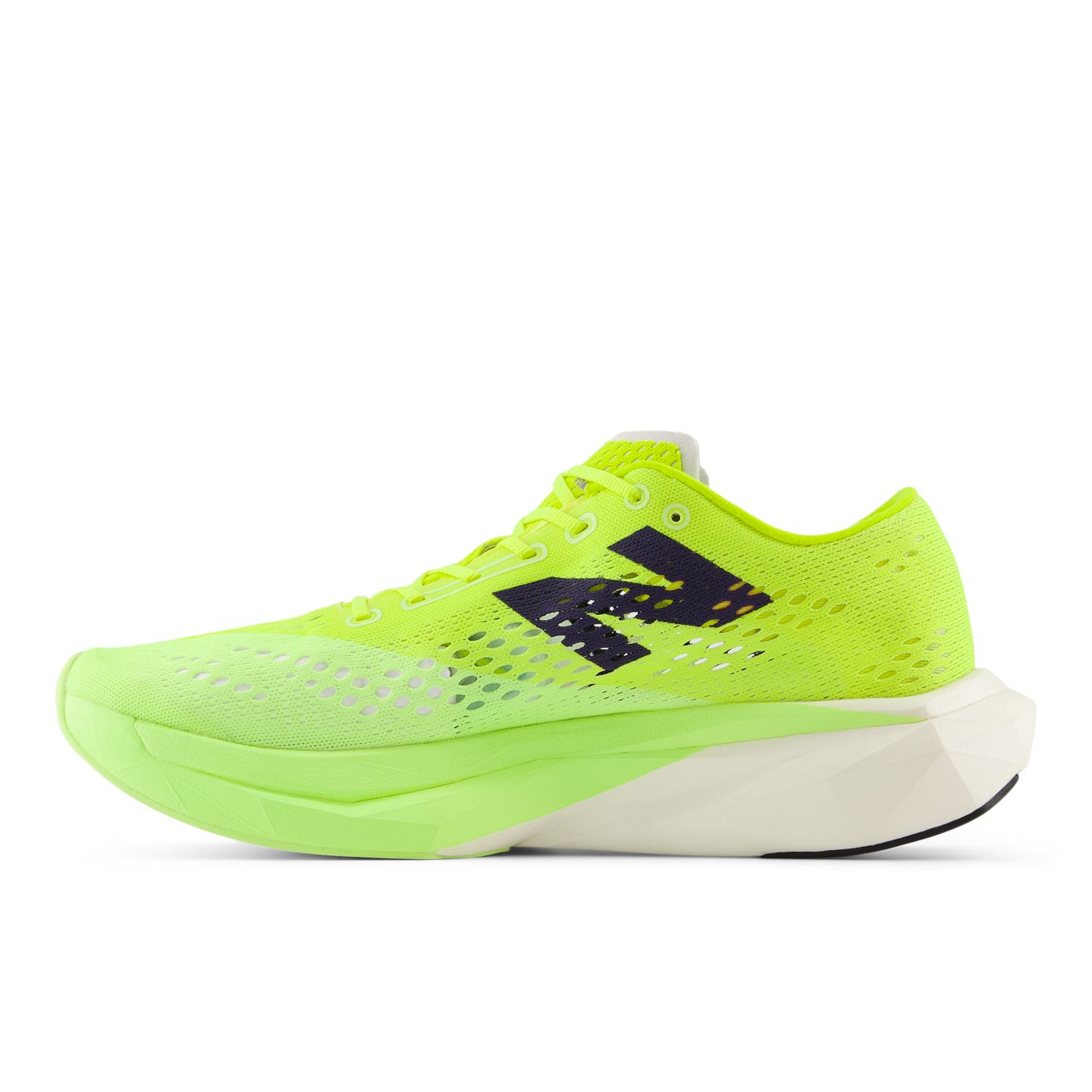 Женские кроссовки New Balance FuelCell SuperComp Pacer v2, цвет: Зелёный / Белый — фото 3