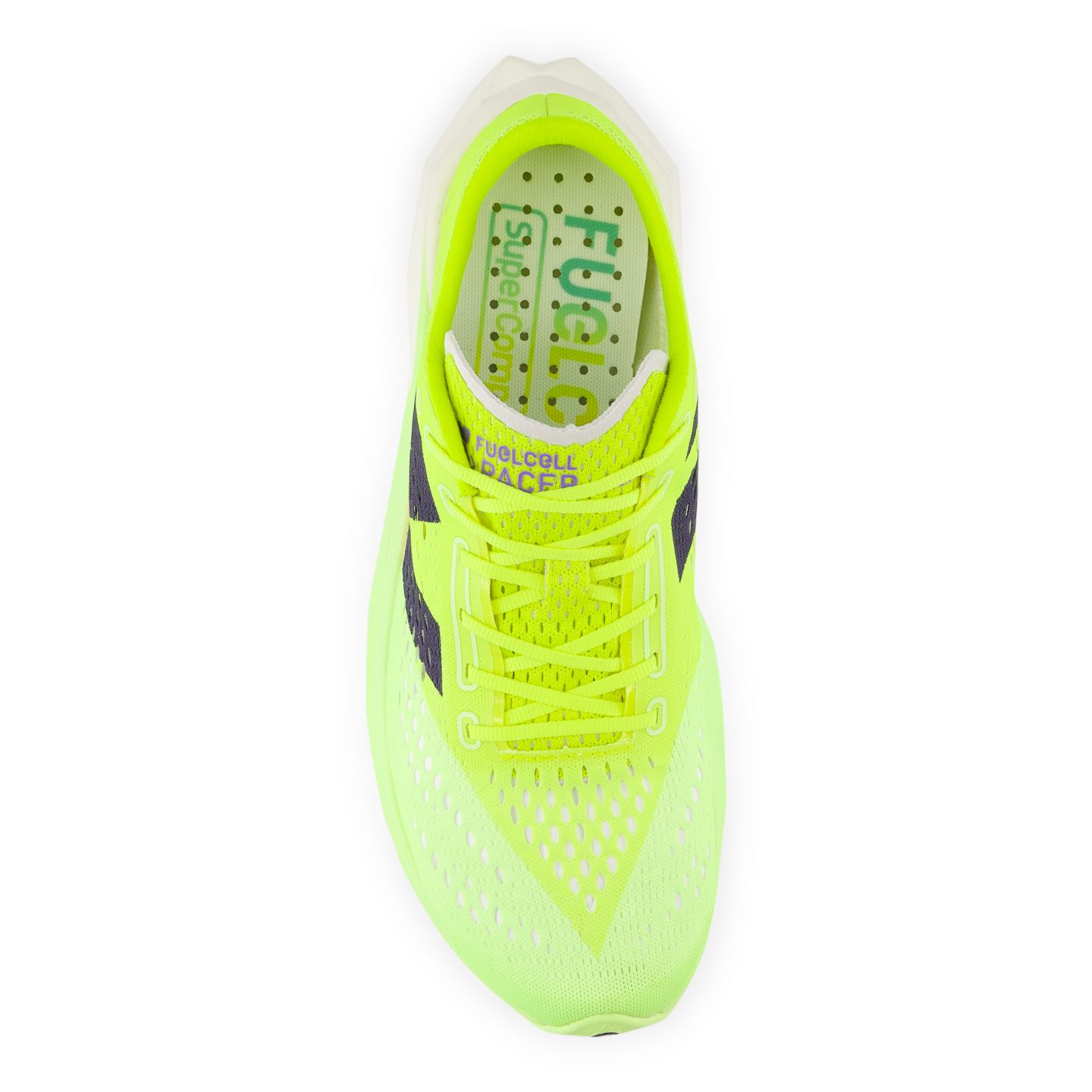 Женские кроссовки New Balance FuelCell SuperComp Pacer v2, цвет: Зелёный / Белый — фото 4
