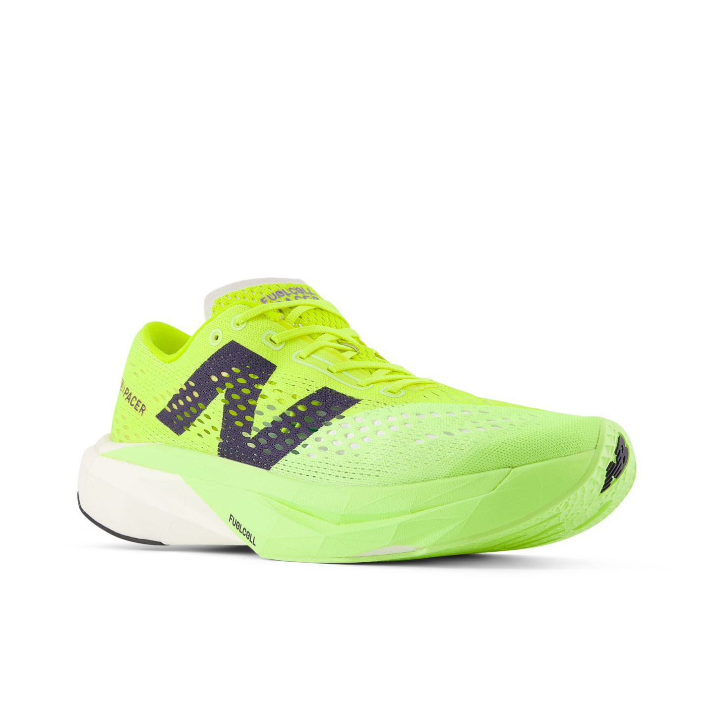 Женские кроссовки New Balance FuelCell SuperComp Pacer v2, цвет: Зелёный / Белый — фото 2