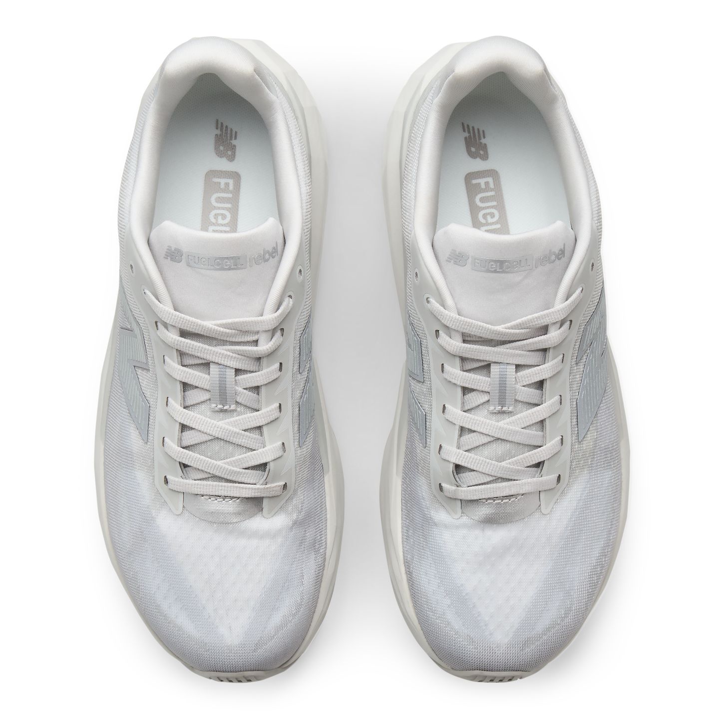 Женские кроссовки New Balance FuelCell Rebel v5 Grey Days, цвет: Серый / Серебристый — фото 6