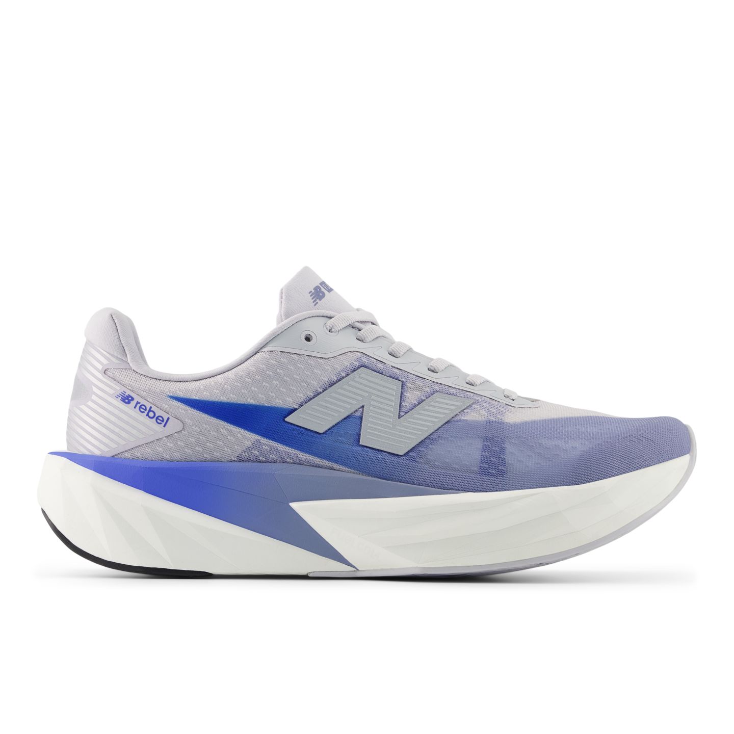 Женские кроссовки New Balance Cool Skies FuelCell Rebel v5, цвет: Серый / Синий — фото 1