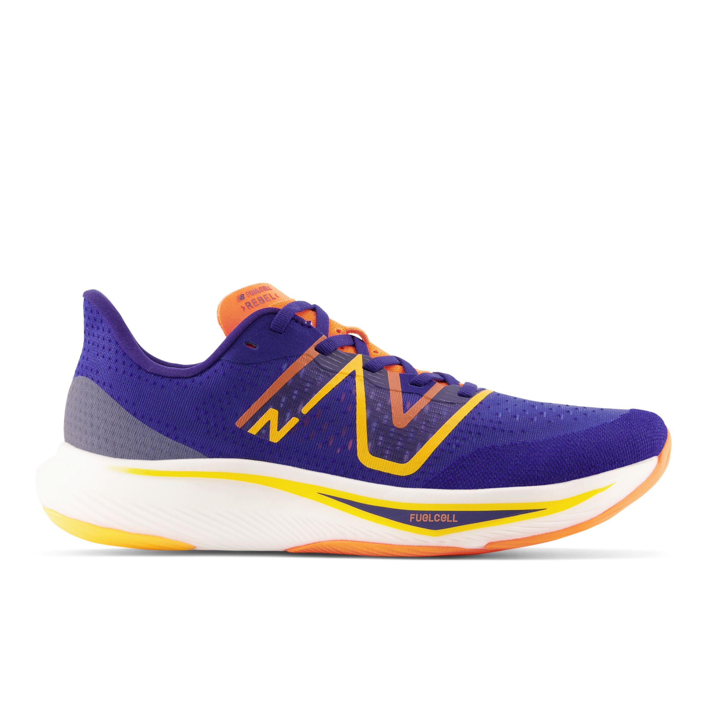 

New Balance Men's FuelCell Rebel v3 Blue/Yellow/Orange - Blue/Yellow/Orange