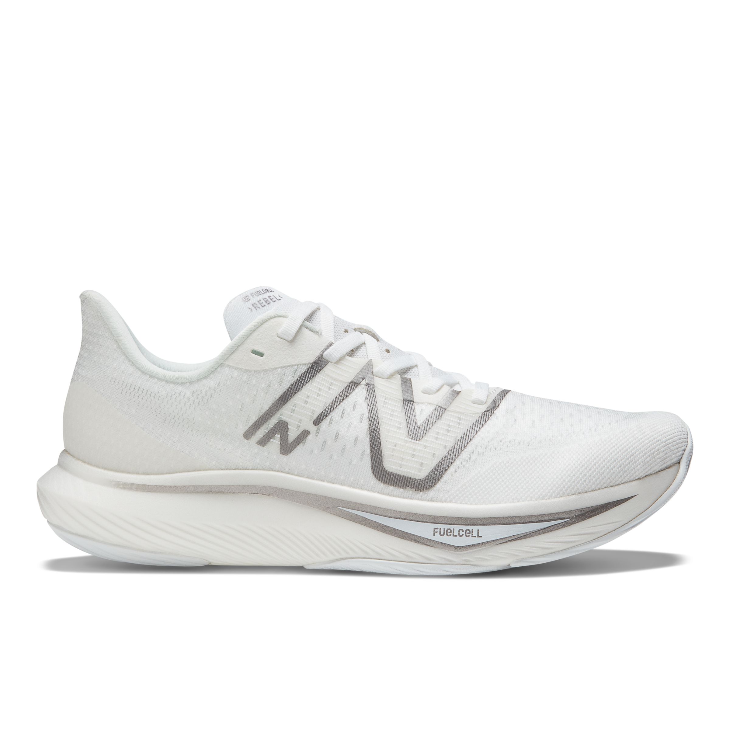 

New Balance Men's FuelCell Rebel v3 White/Grey - White/Grey